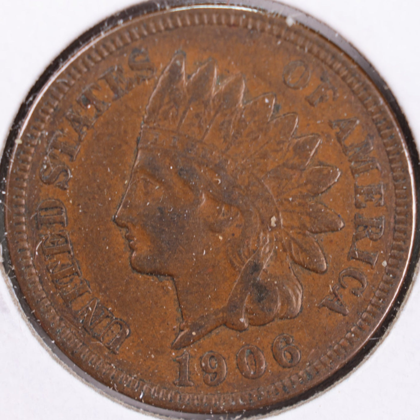 1906 Indian Head Cent, Mint State Uncirculated Coin, Store #CT0450