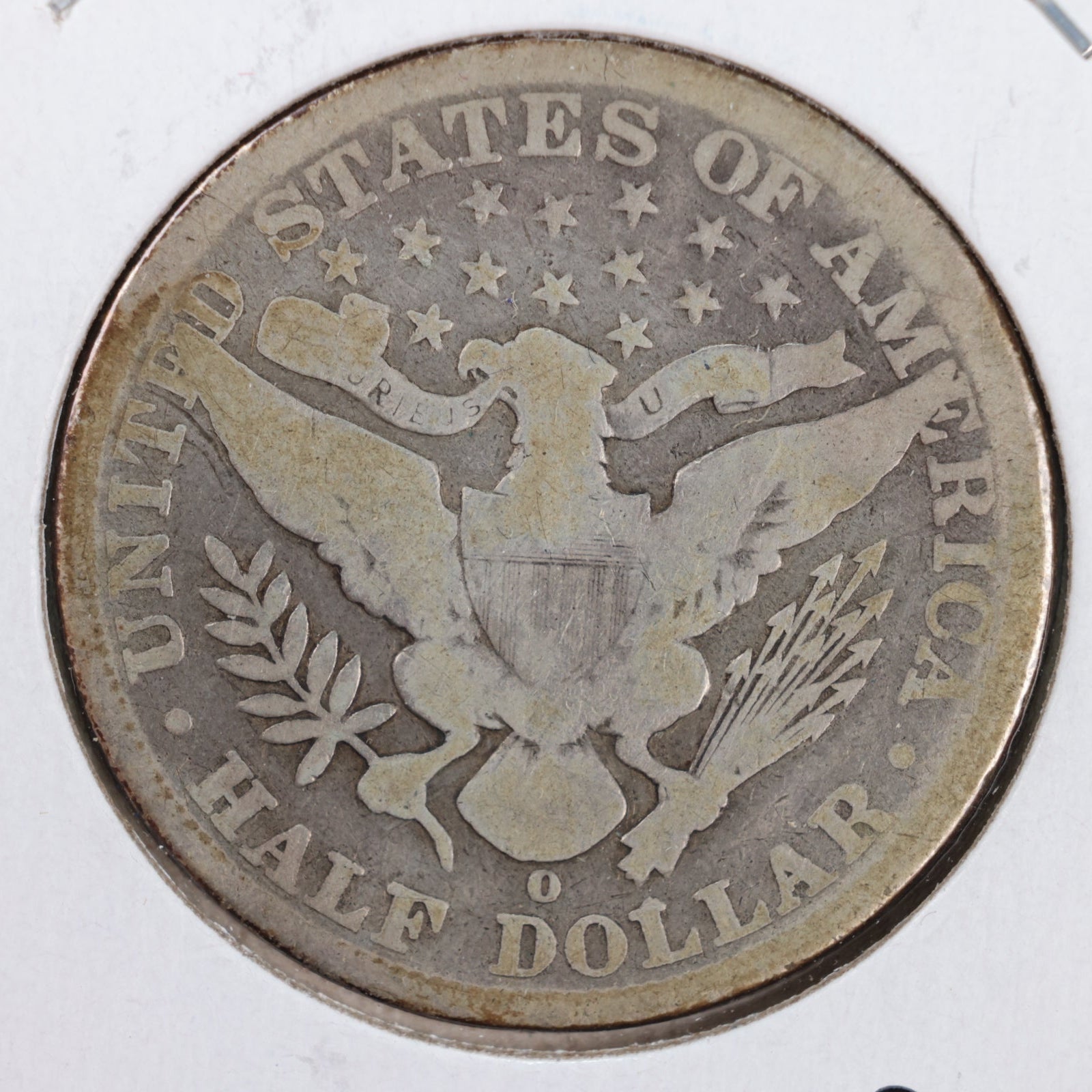1897-O Barber Silver Half Dollar, Very Good Circulated Coin, Store #HR001