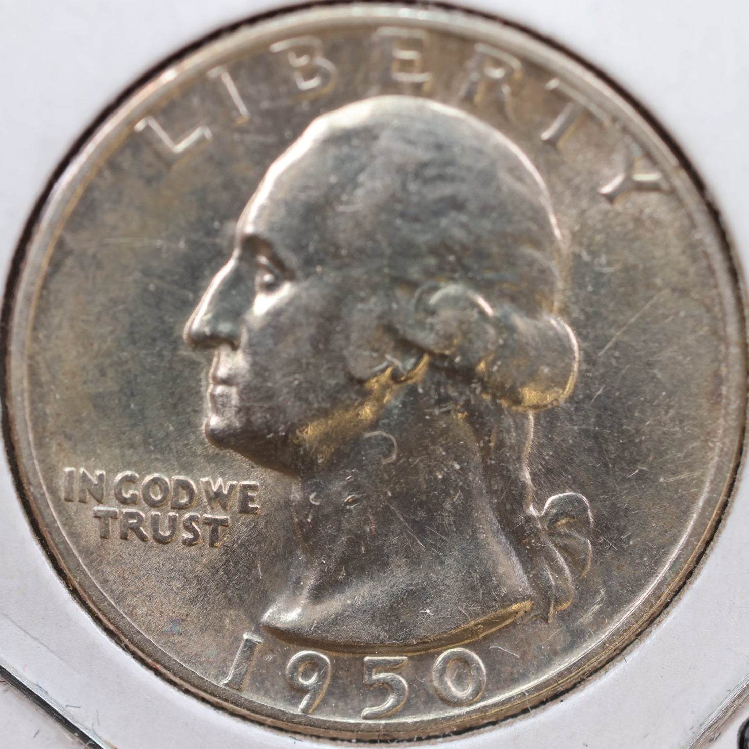 1950-D Washington Quarter, Mint State Uncirculated Coin, Store #QR1019
