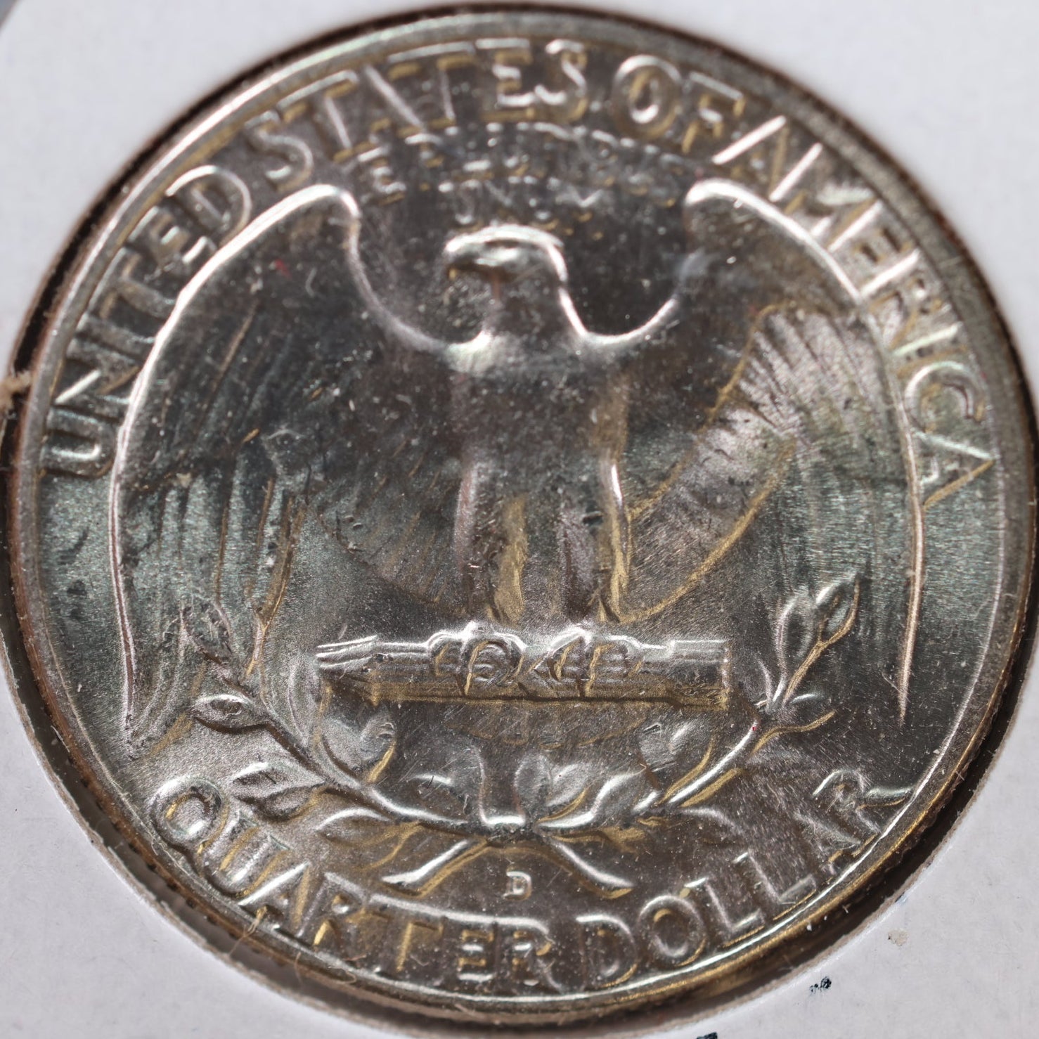 1950-D/D Washington Quarter, Mint State Uncirculated Coin, Store #QR1020
