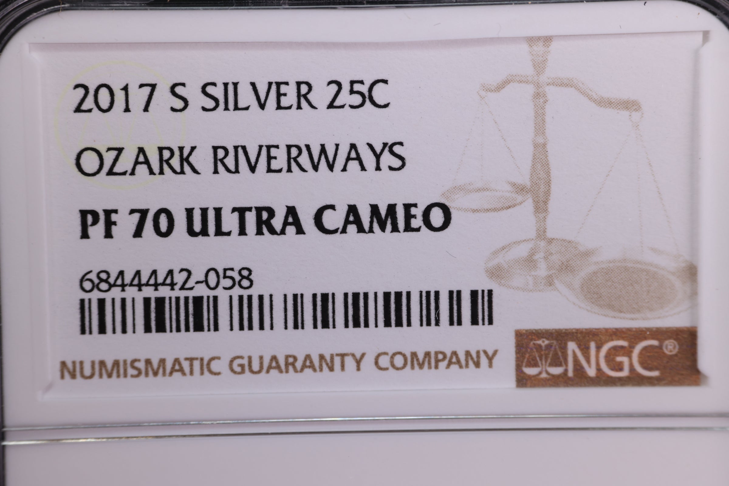 2017-S National Park Silver Proof Quarter, NGC Certified, Store Sale #230826061