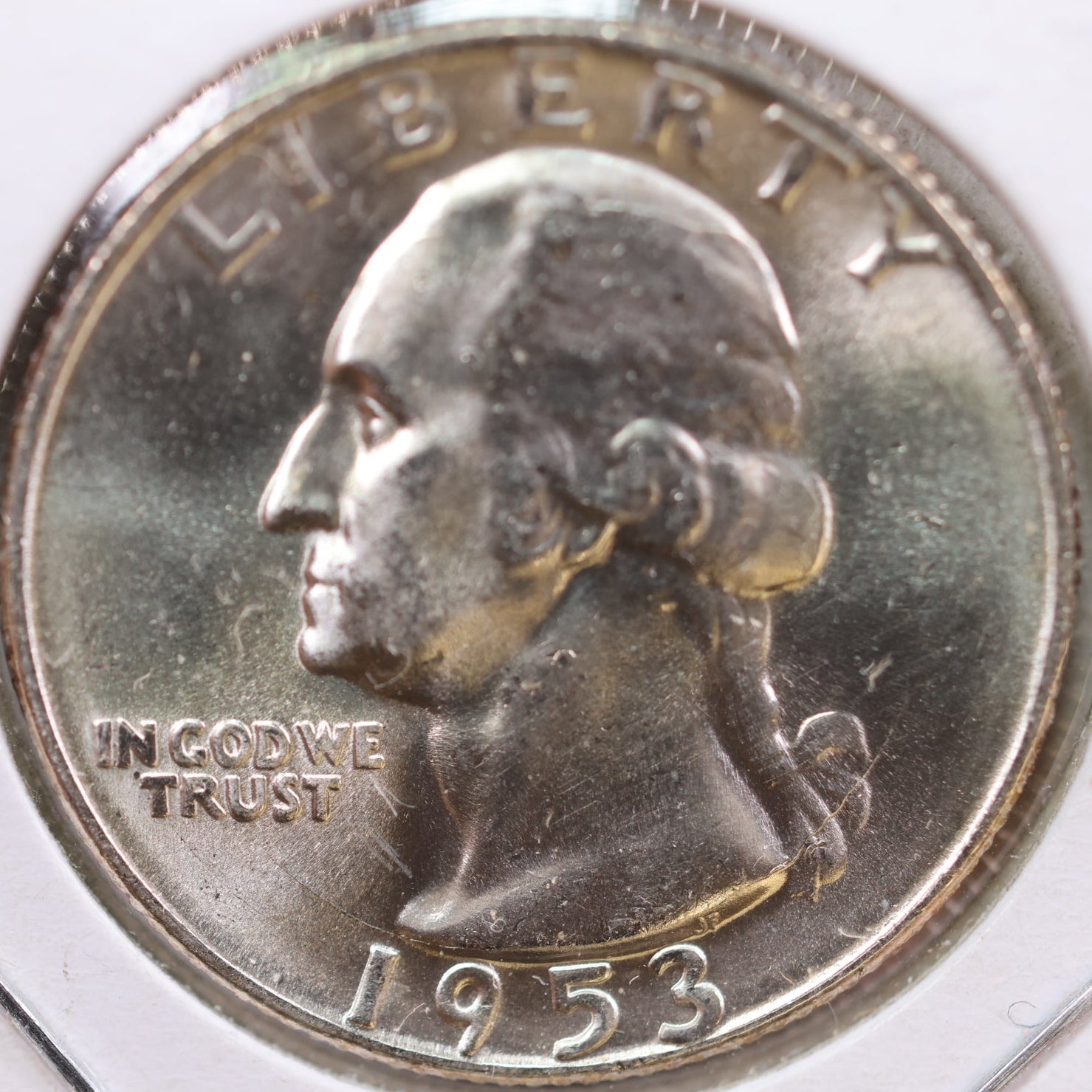 1953-D Washington Quarter, Mint State Uncirculated Coin, Store #QR1032