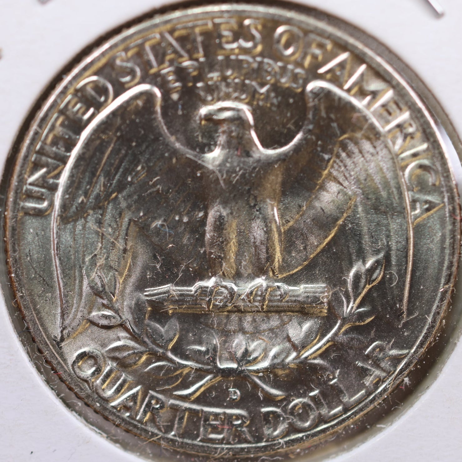 1953-D Washington Quarter, Mint State Uncirculated Coin, Store #QR1032