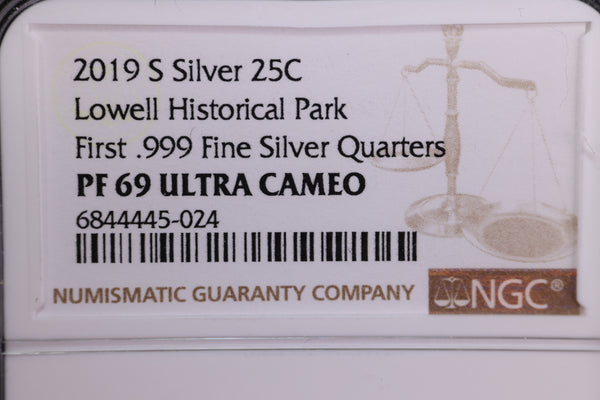 2019-S National Park Silver Proof Quarter, NGC Certified, Store Sale #230826075