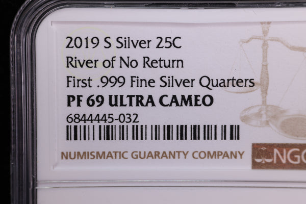 2019-S National Park Silver Proof Quarter, NGC Certified, Store Sale #230826077