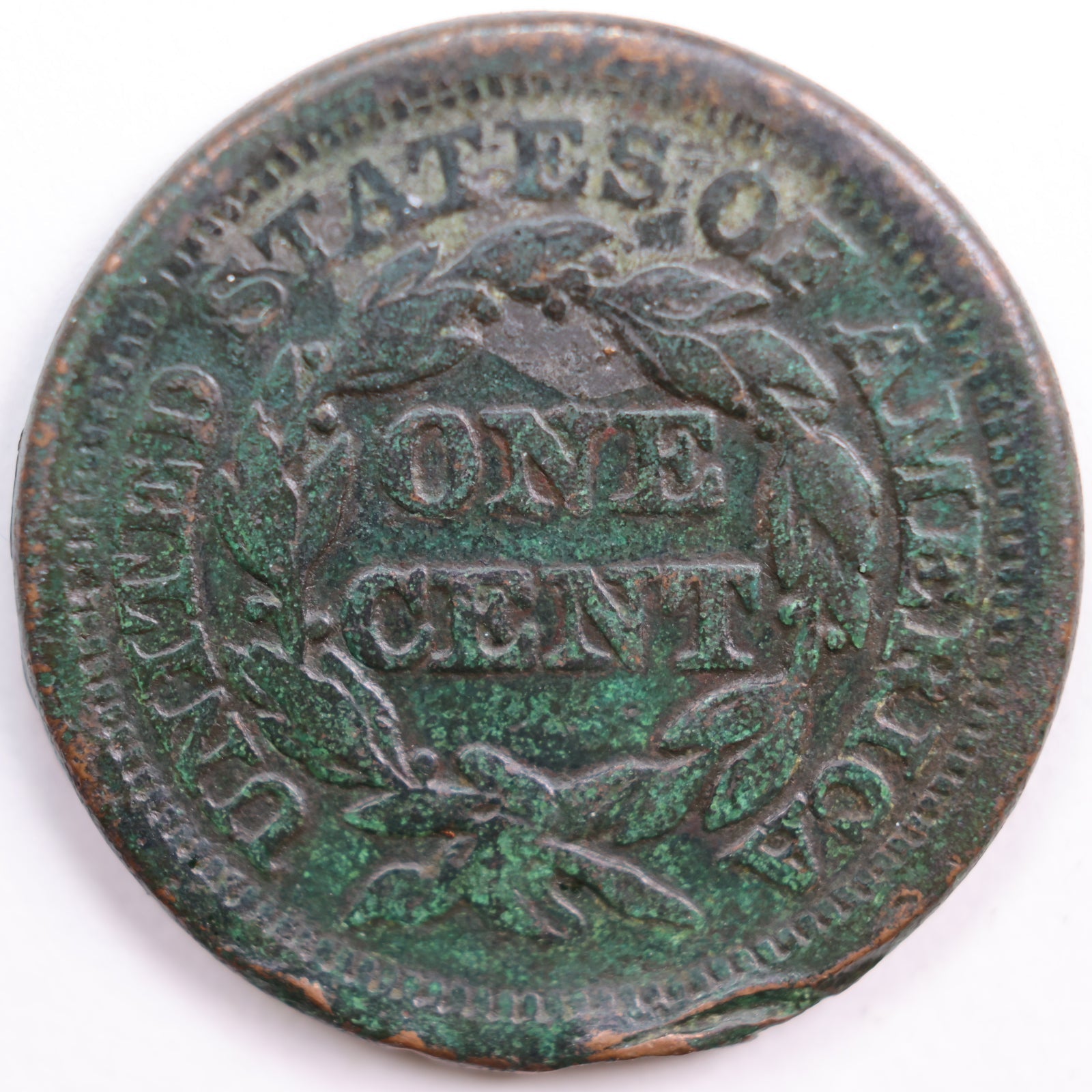 1850 Braided Hair Large Cent, Very Good Circulated Coin, Store #CT0546