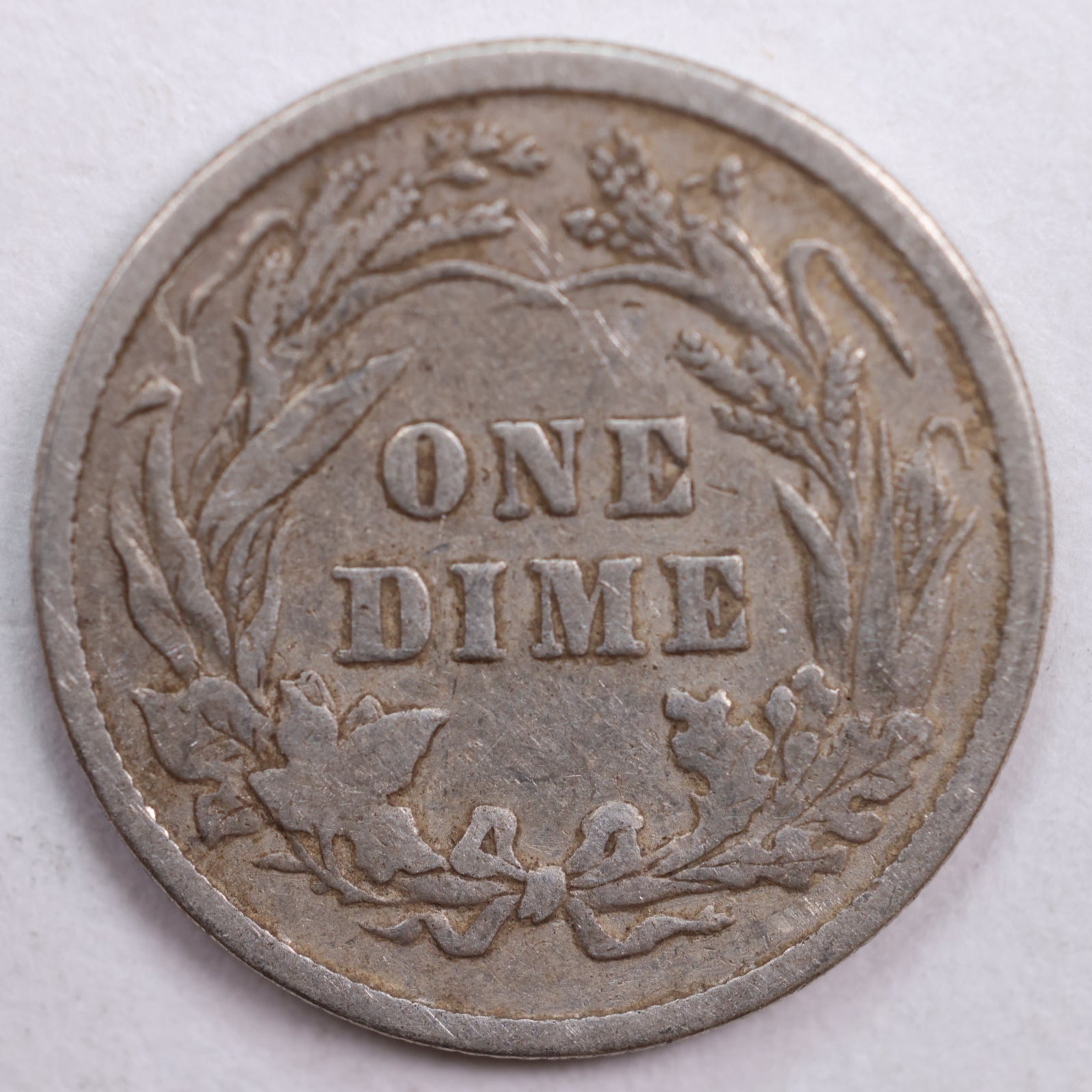 1899 Barber Dime, Very Good Circulated Coin, Store #DE0503