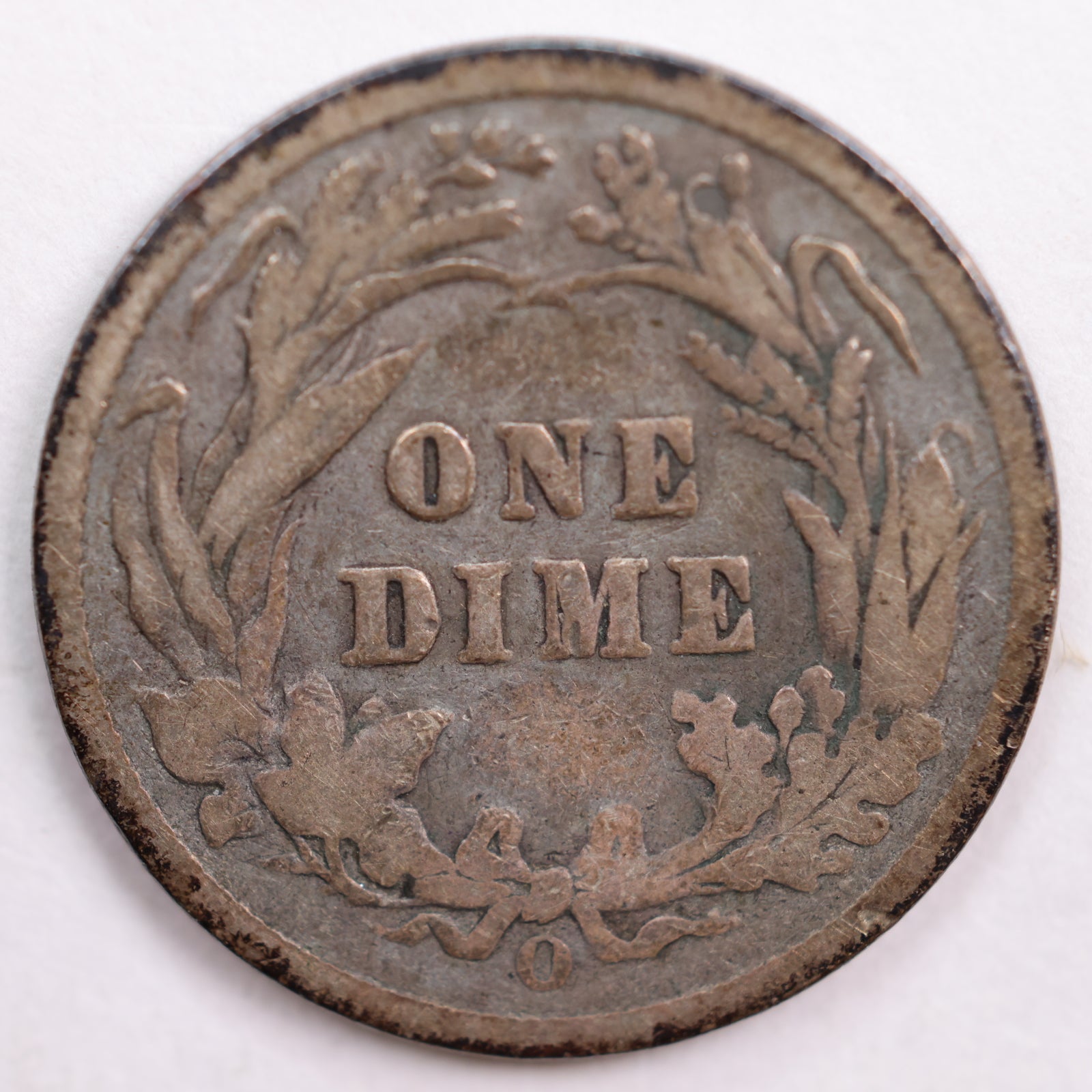 1899-O Barber Silver Dime, Very Good Circulated Coin, Store #DE0502