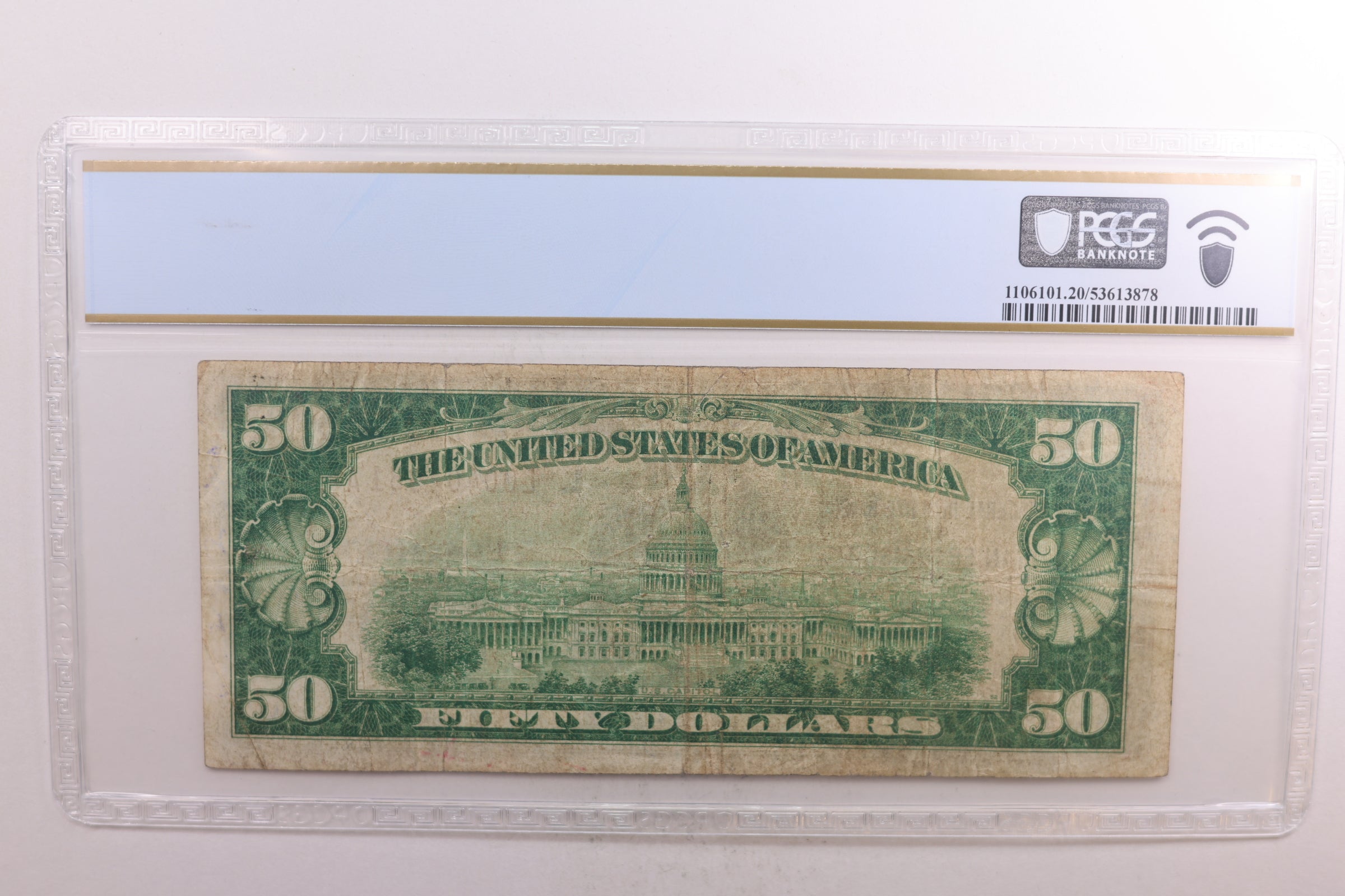 1929 $50, Federal Reserve Note, San Francisco, Fr#1880L, PCGS VF-20. Store #FRB113.