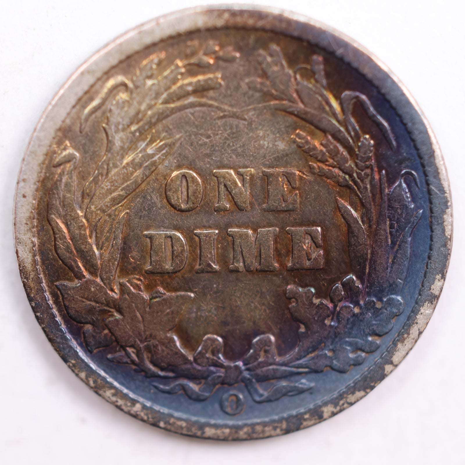 1901-O Barber Silver Dime, Fine Circulated Coin, Store #DE0492