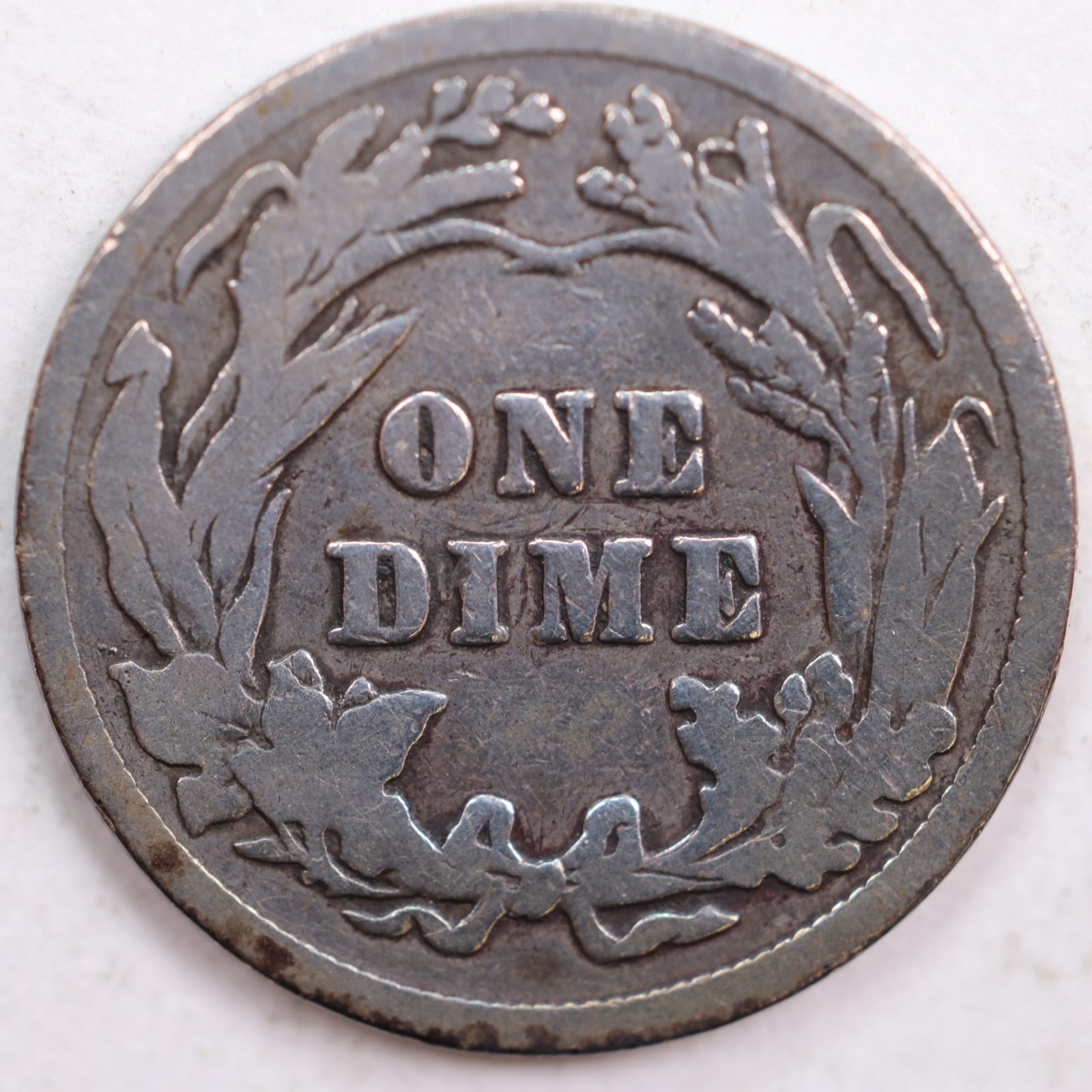 1903 Barber Silver Dime, Good Circulated Coin, Store #DE0484