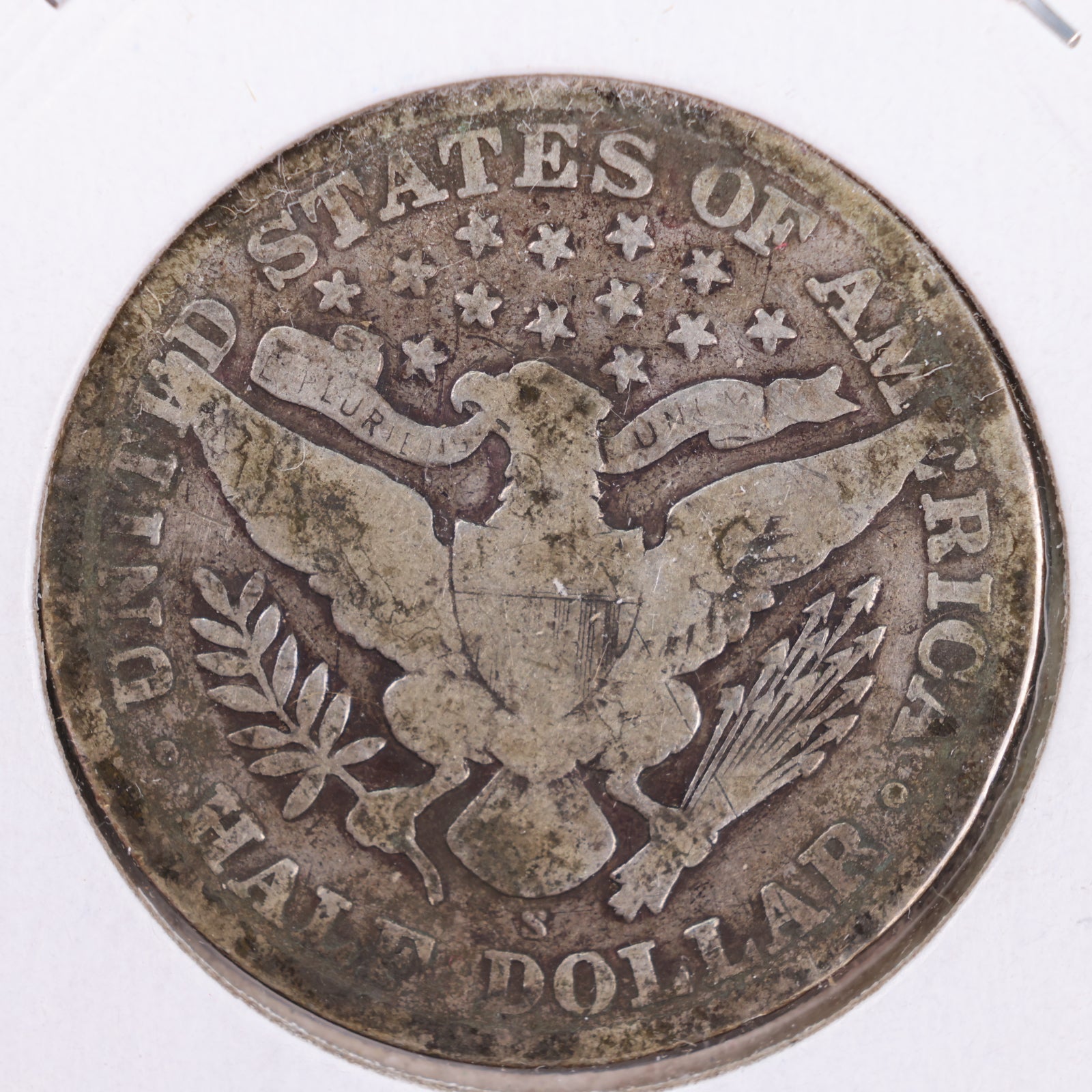 1905-S Barber Silver Half Dollar, Very Good Circulated Coin, Store #HR094