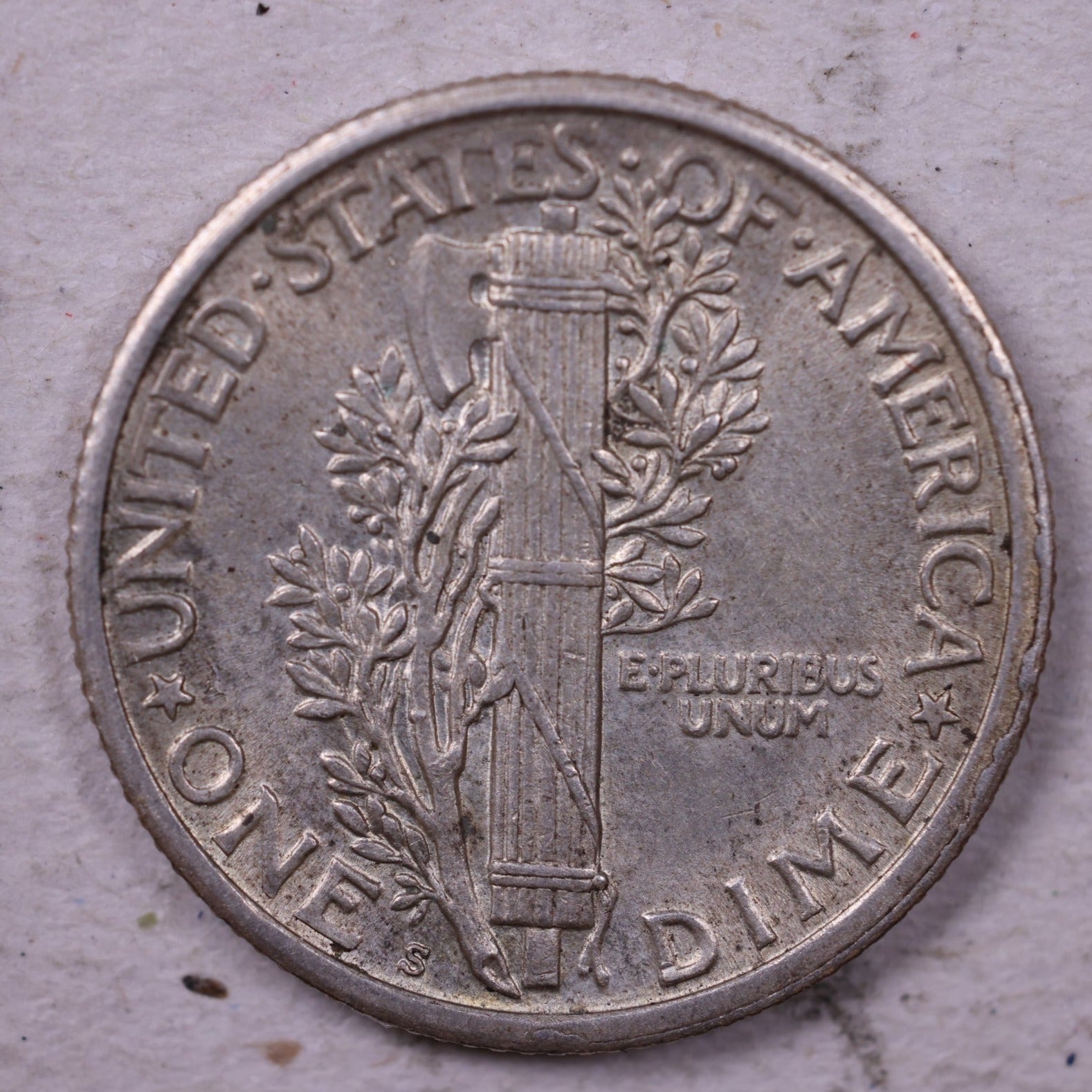 1917-S Mercury Dime, Mint State Uncirculated Coin, Store #19722