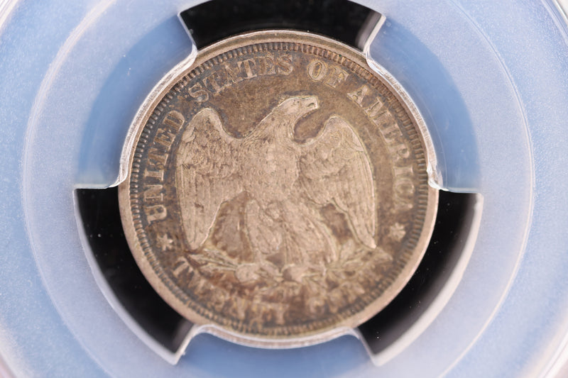 1875-S 20 Cent Silver Piece. PCGS Certified, Affordable Early Date Collectible Coin. Store