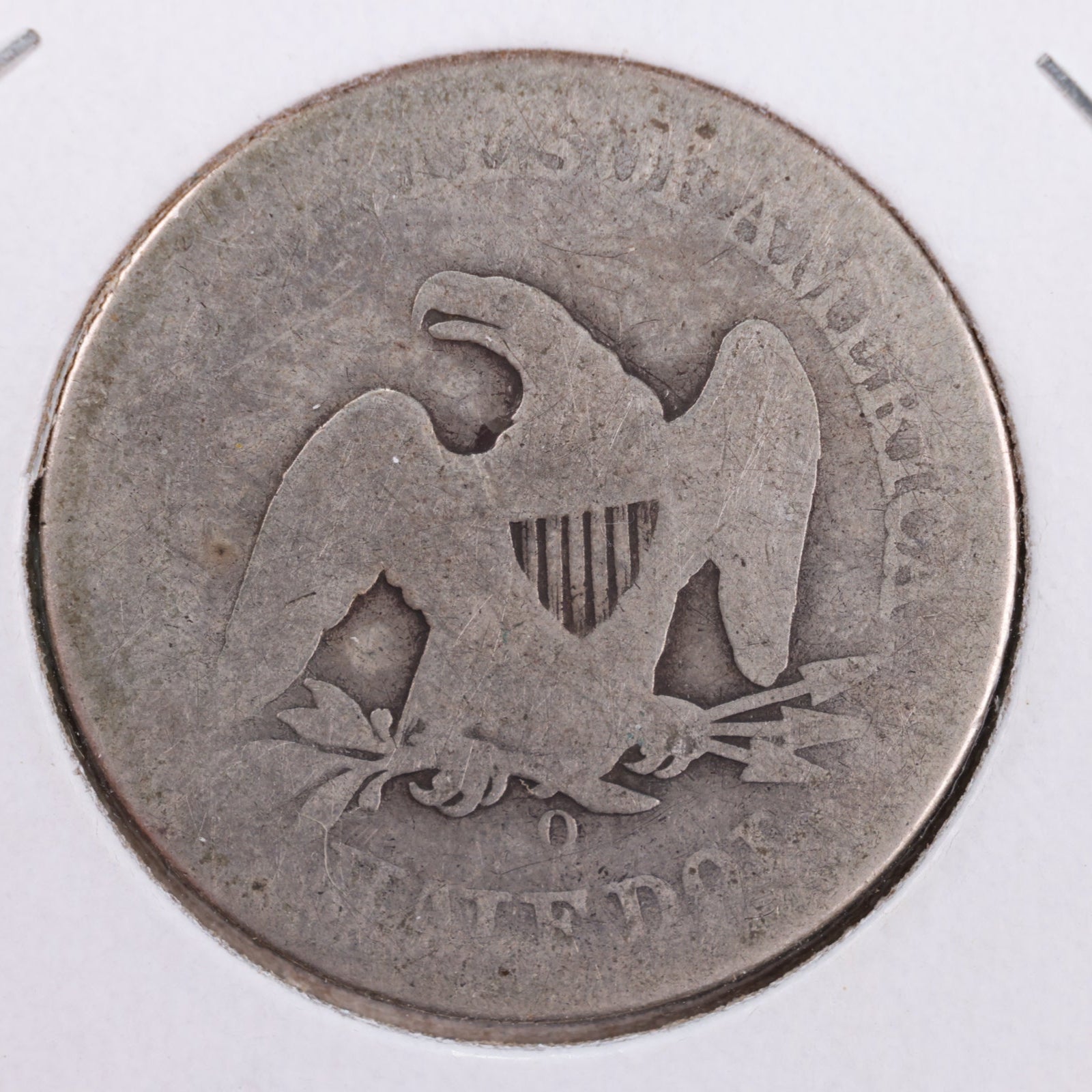 1854-O Seated Liberty Silver Half Dollar, Fair Circulated Coin, Store #HR106