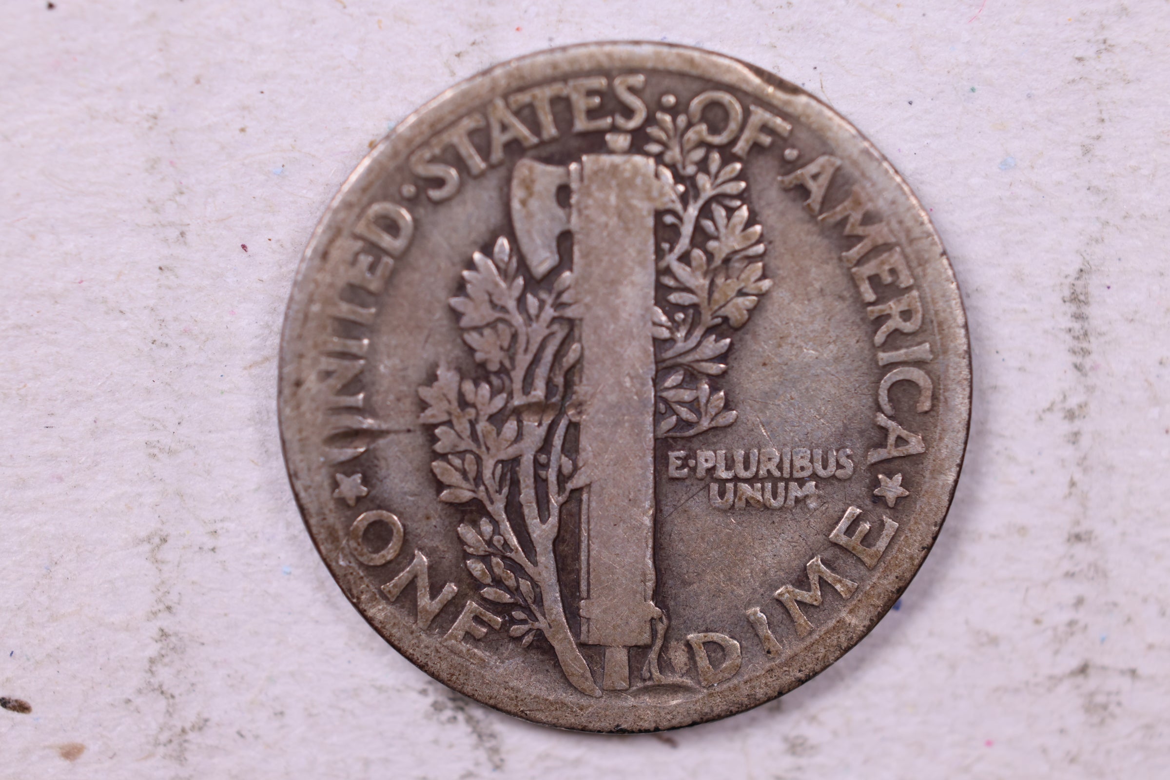 1918 Mercury Silver Dime., Very Good., Store #19734