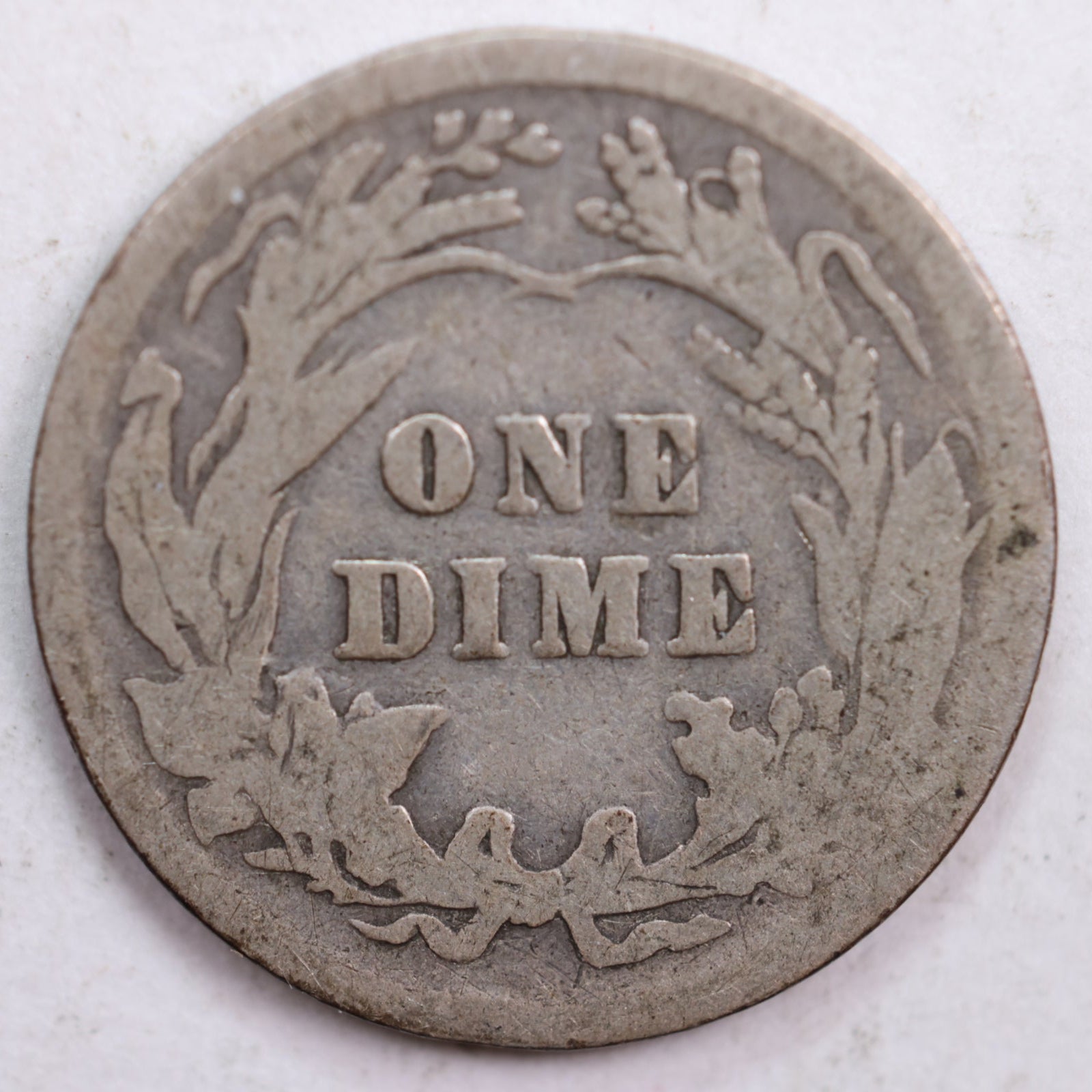 1908 Barber Dime, Good Circulated Coin, Store #DE0448