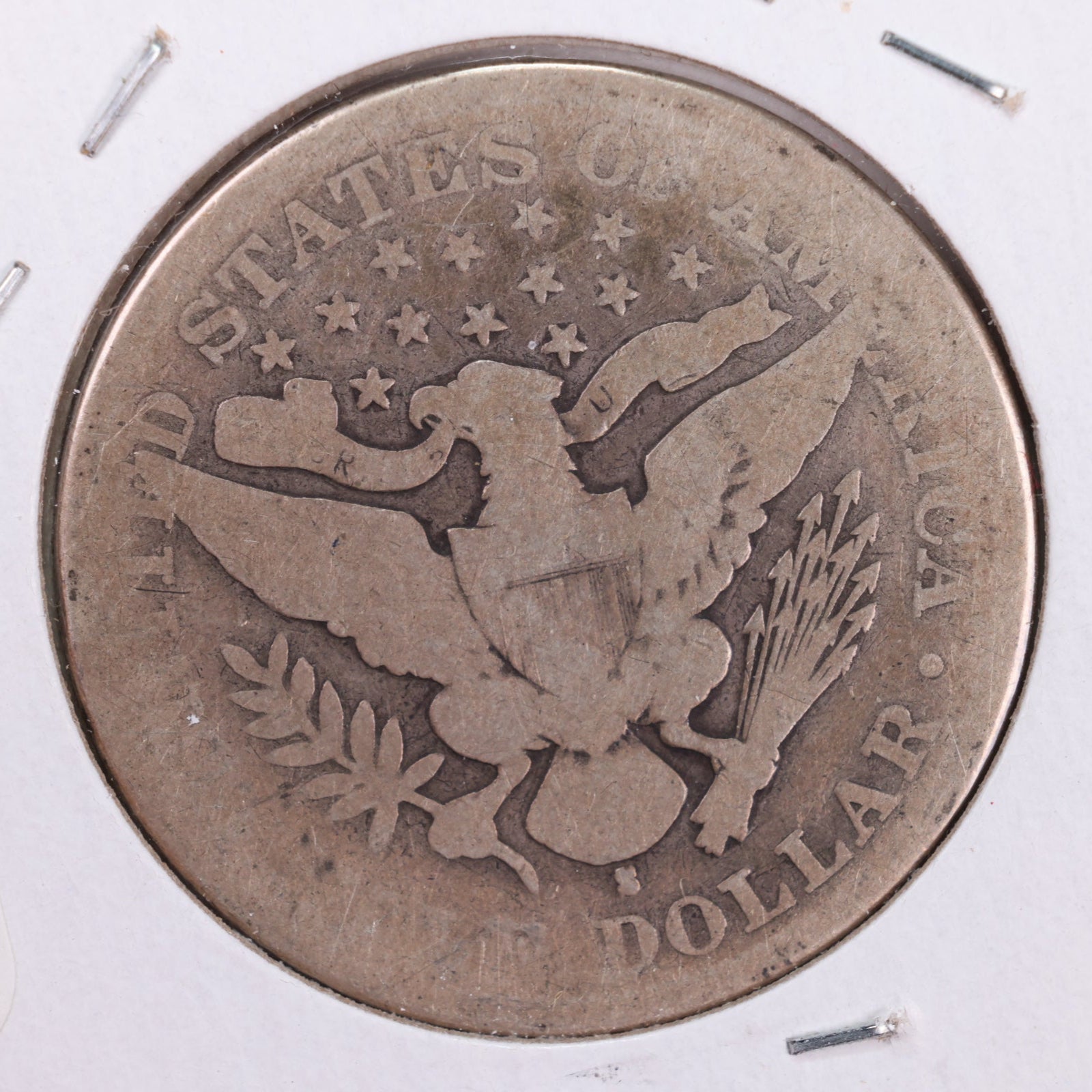 1893-S Barber Silver Half Dollar, Good Circulated Coin, Store #HR130