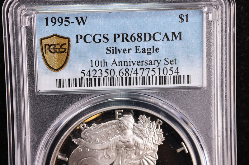 1995-W American Silver Eagle, **KEY DATE**,  PCGS Certified. Store