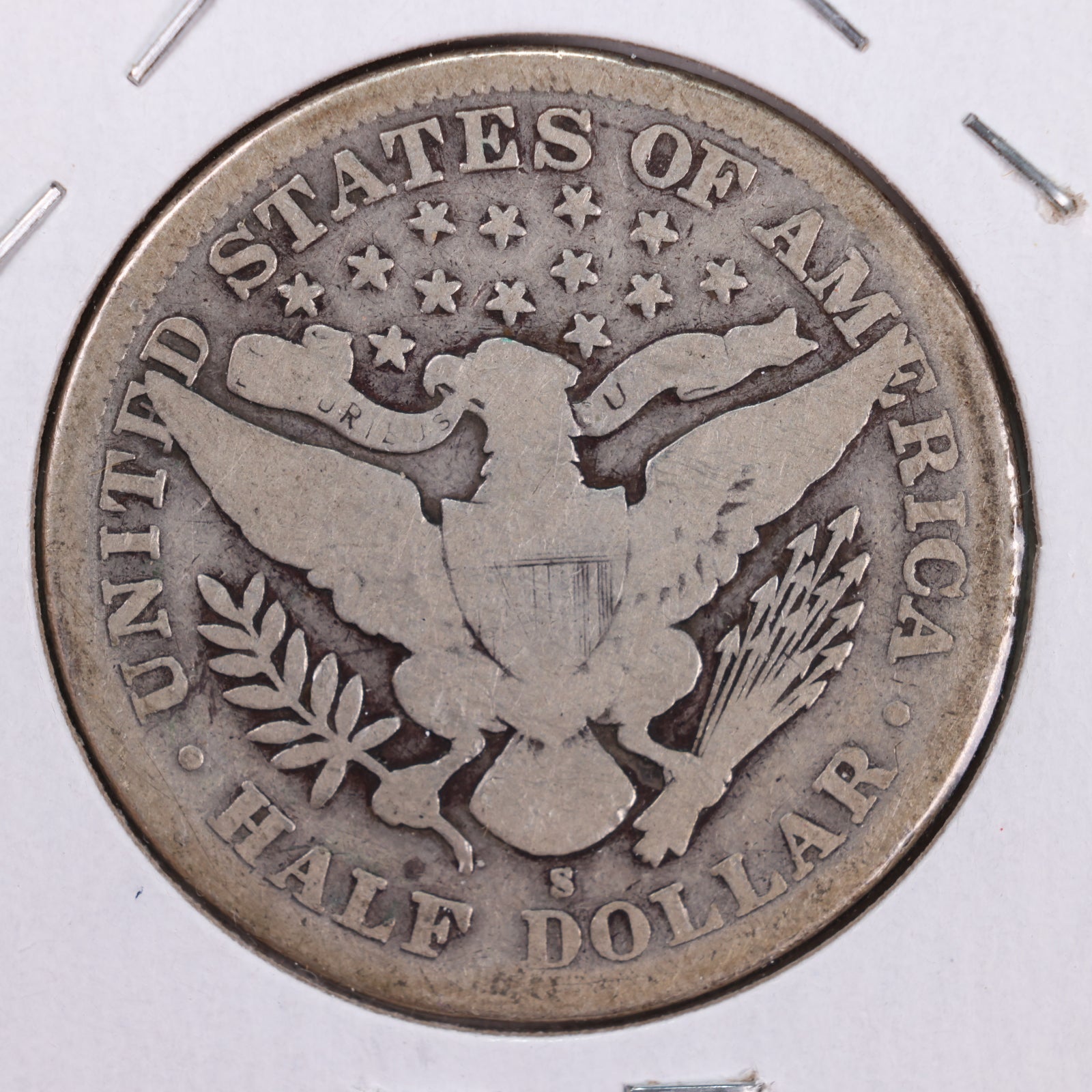 1895-S Barber Silver Half Dollar, Very Good Circulated Coin, Store #HR155