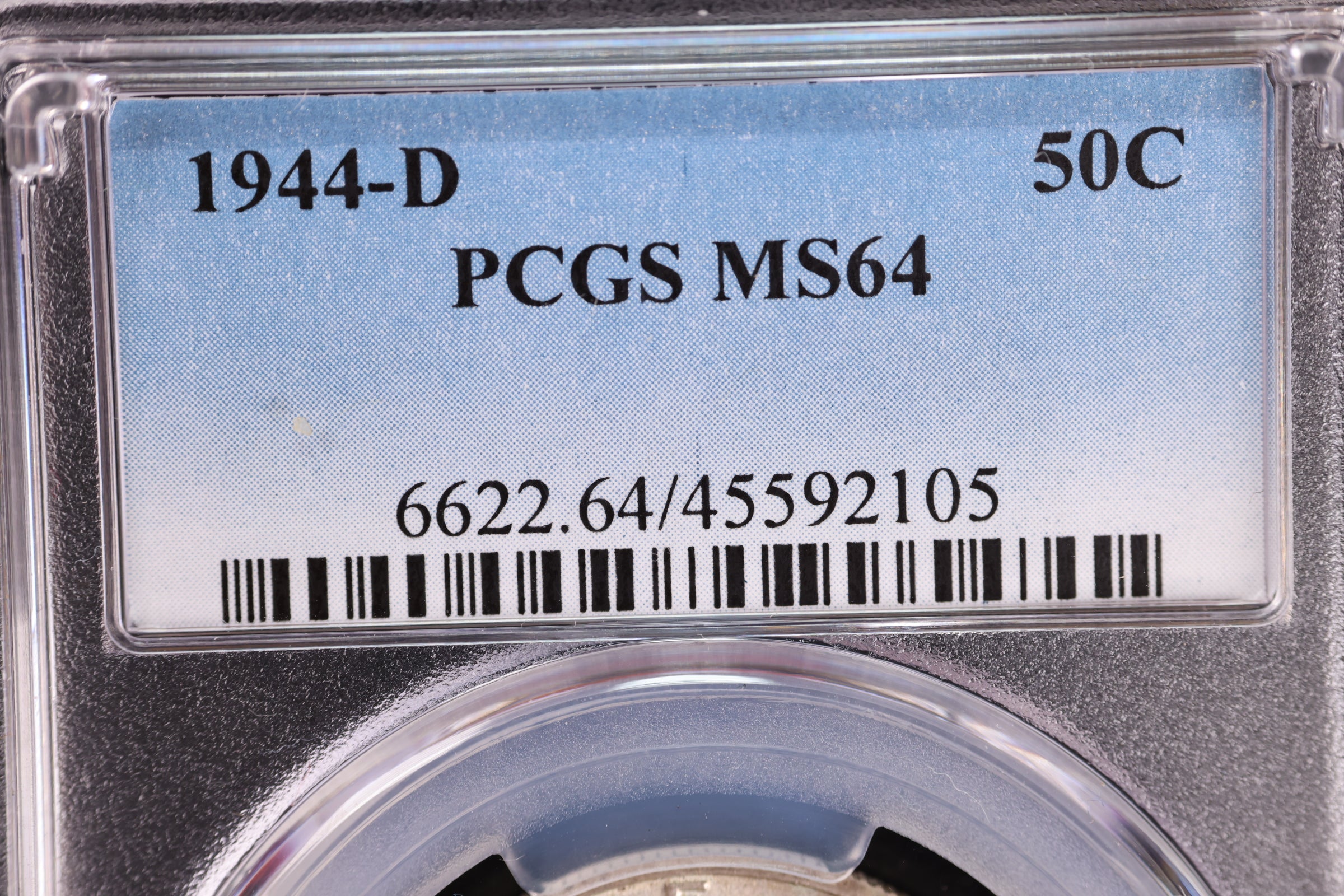 1944-D Walking Liberty Half Dollar, PCGS MS-64. Store #092906
