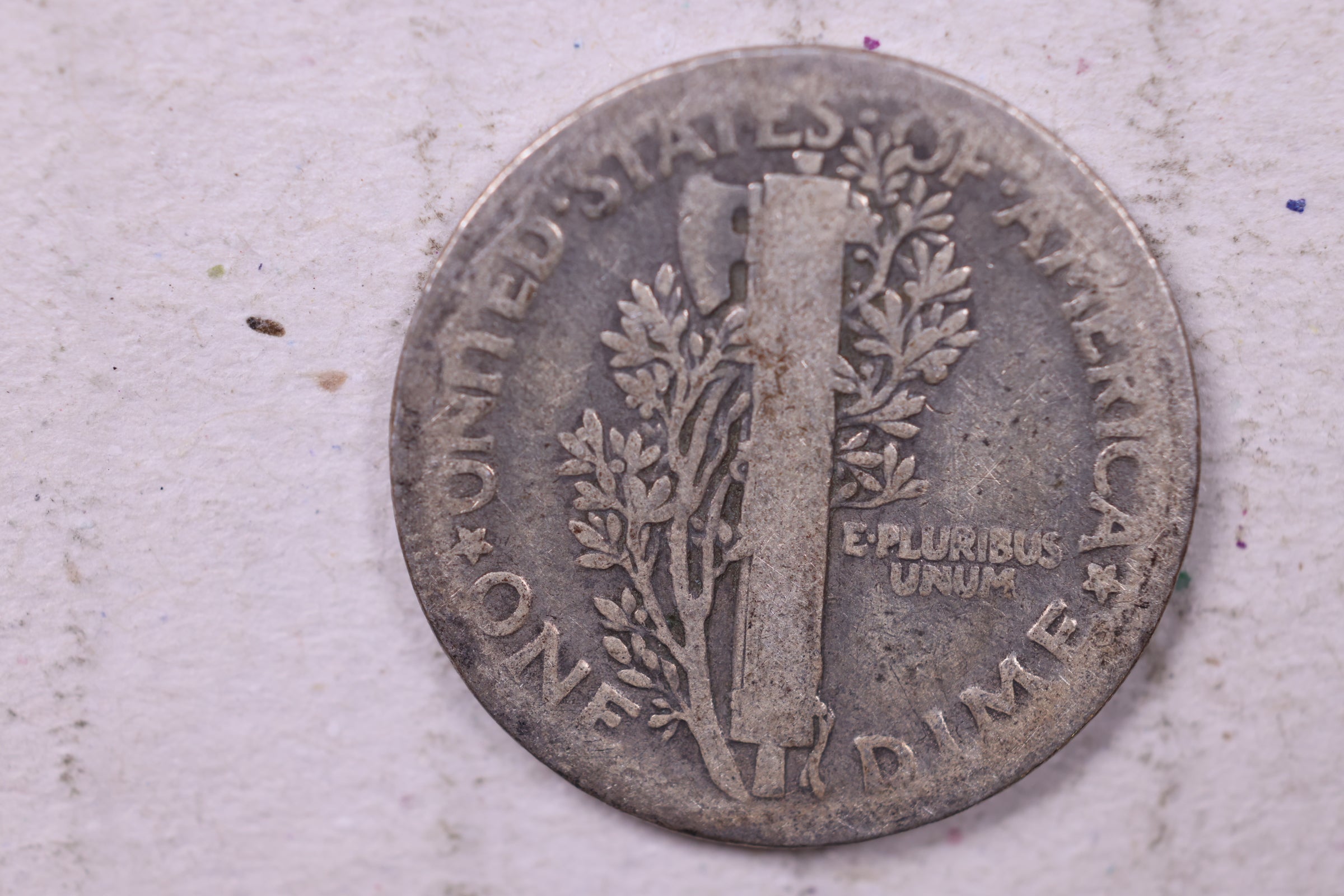 1921 Mercury Silver Dime., Good., Store #19811