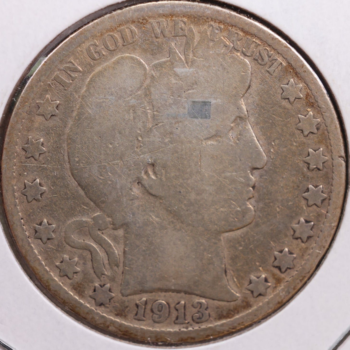 1913 Barber Half Dollar, Good Circulated Coin, Store #HR0739