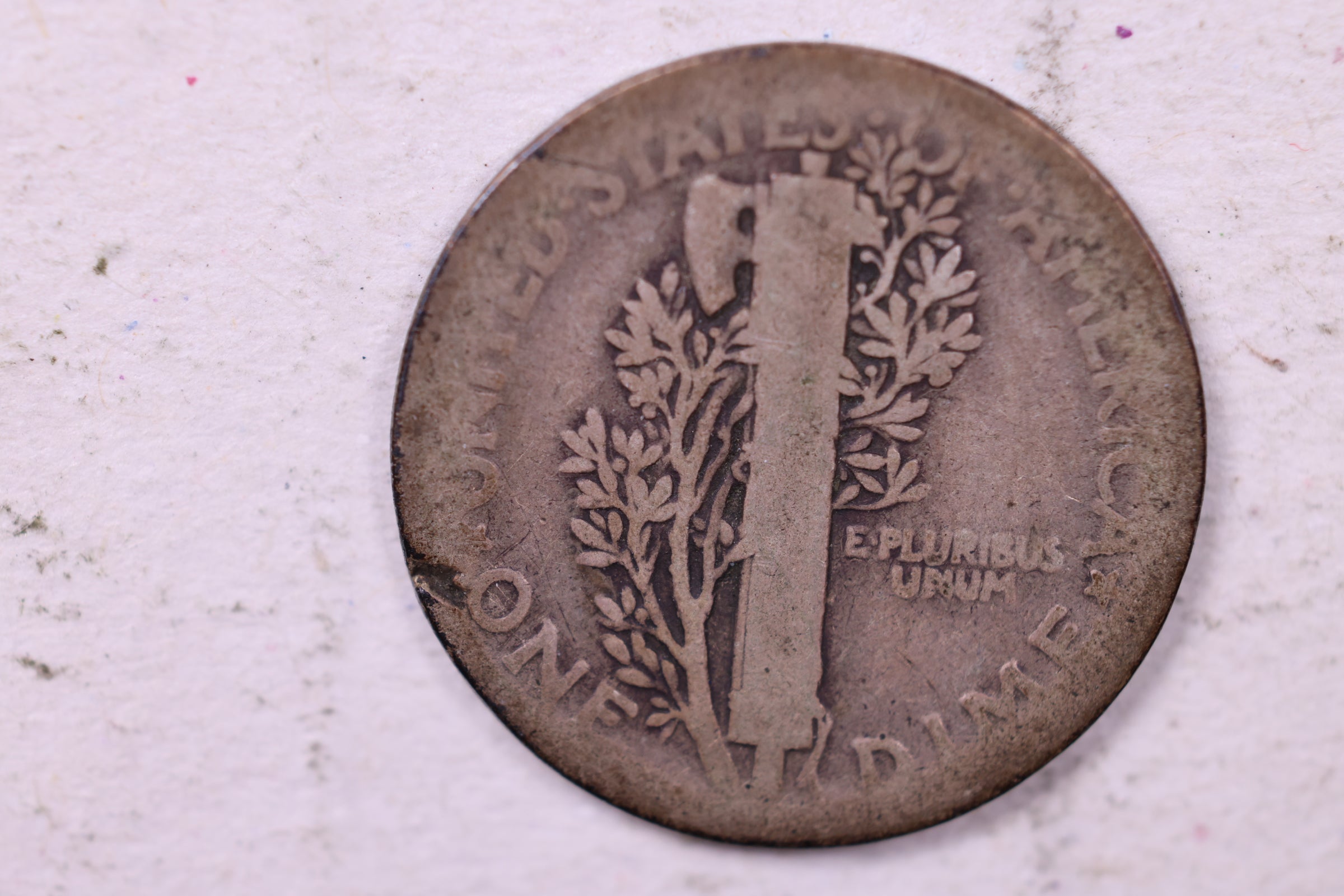 1921 Mercury Silver Dime., About Good., Store #19820