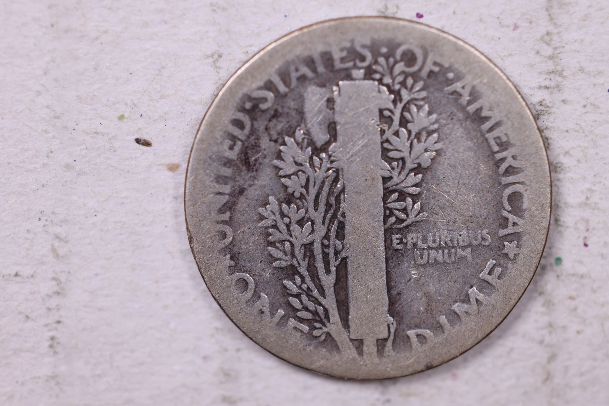 1921 Mercury Silver Dime., About Good., Store #19823