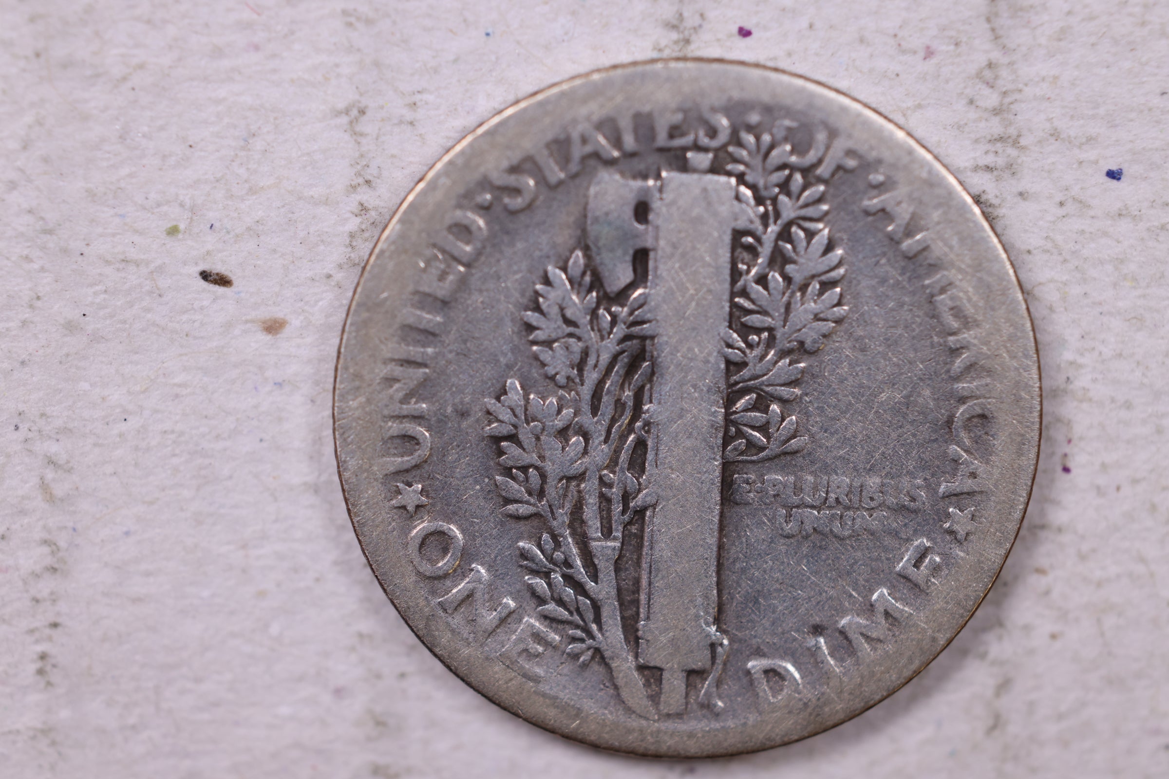 1921 Mercury Silver Dime., About Good., Store #19824