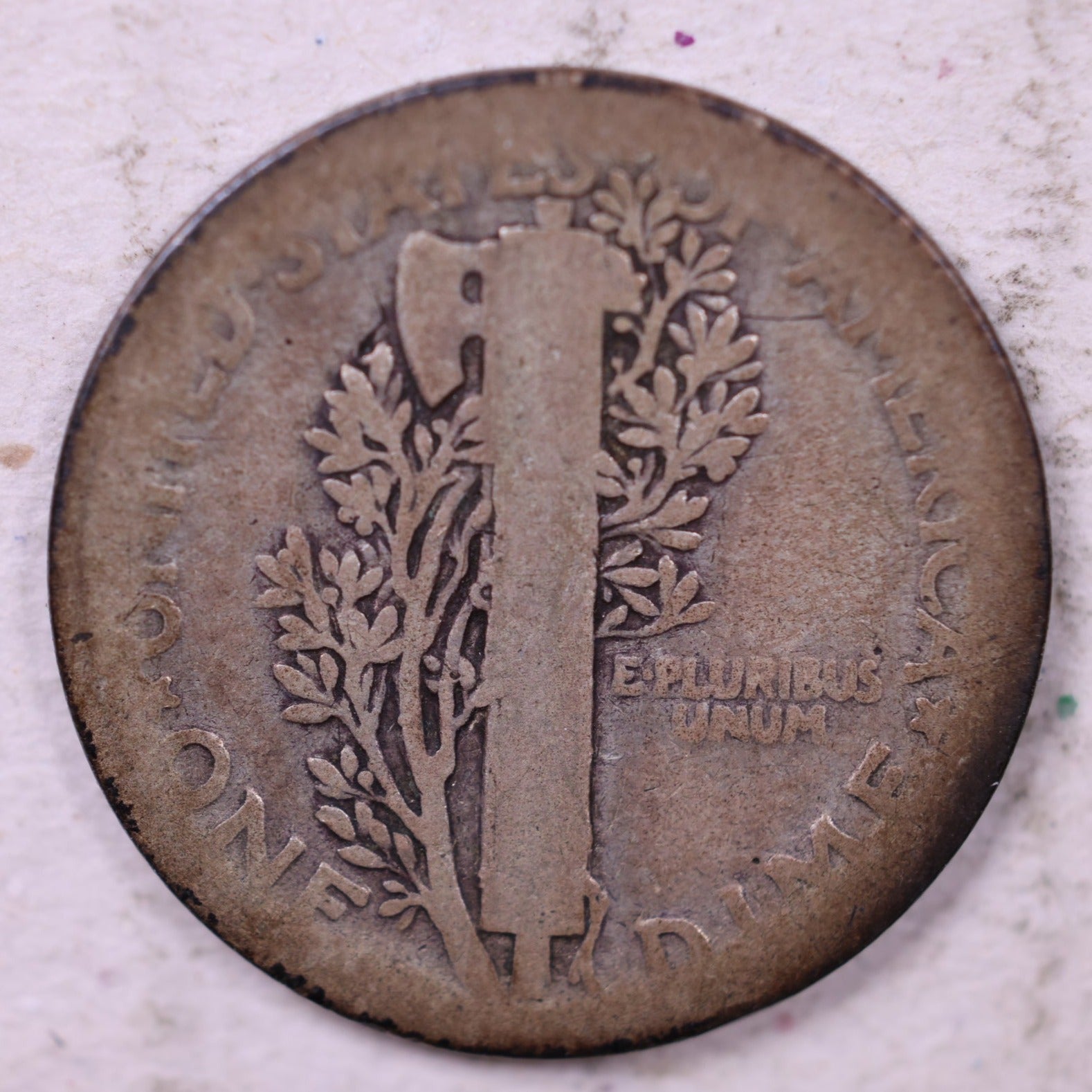 1921 Mercury Silver Dime., About Good., Store #19825