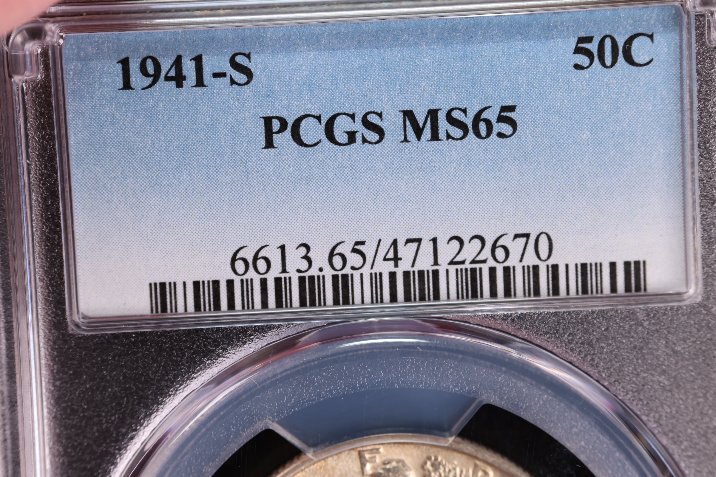 1941-S Walking Liberty Half Dollar, PCGS MS-65. Store #092922