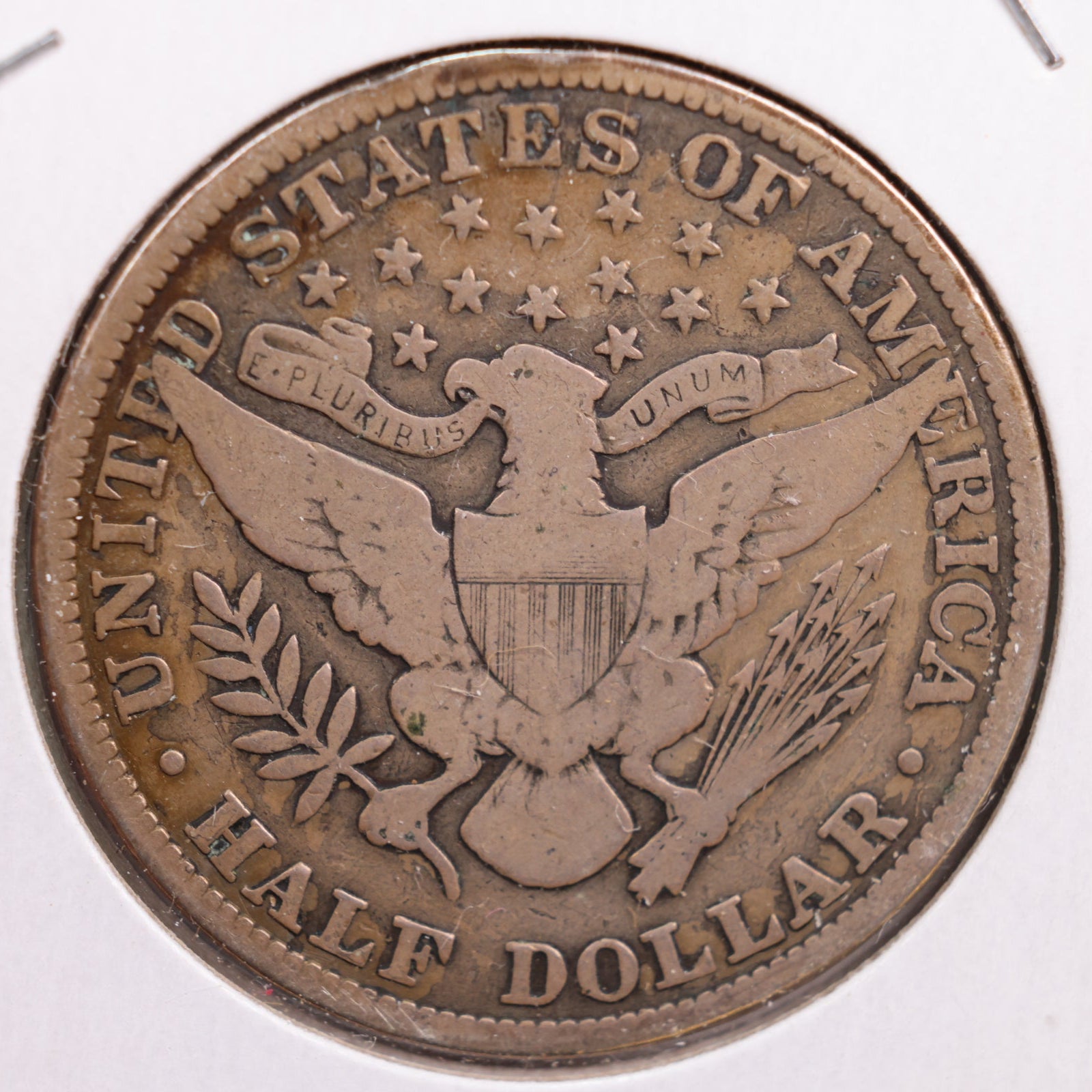 1915 Barber Half Dollar, Very Good+ Circulated Coin, Store #HR0720