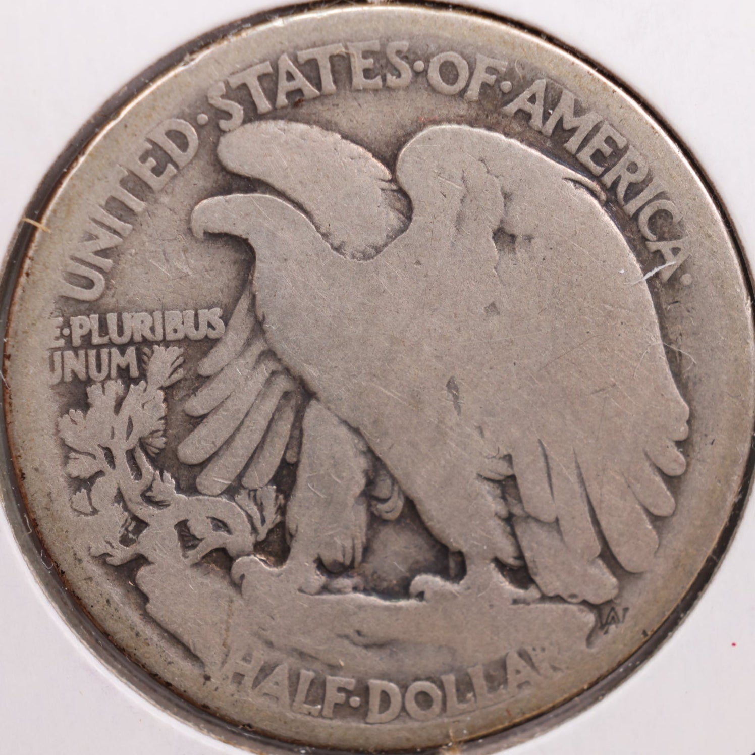 1916 Walking Liberty Half Dollar, Good Circulated Coin, Store #HR0698