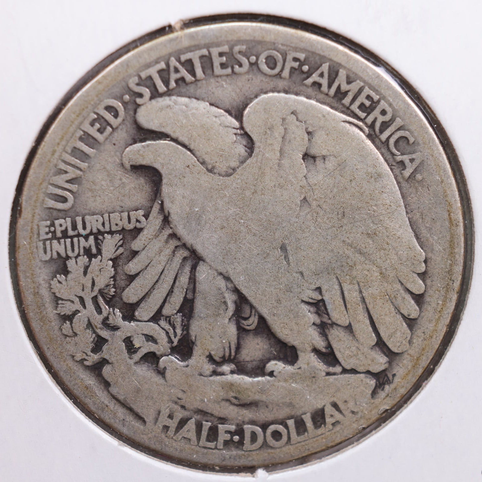 1916 Walking Liberty Half Dollar, Very Good Circulated Coin, Store #HR0696