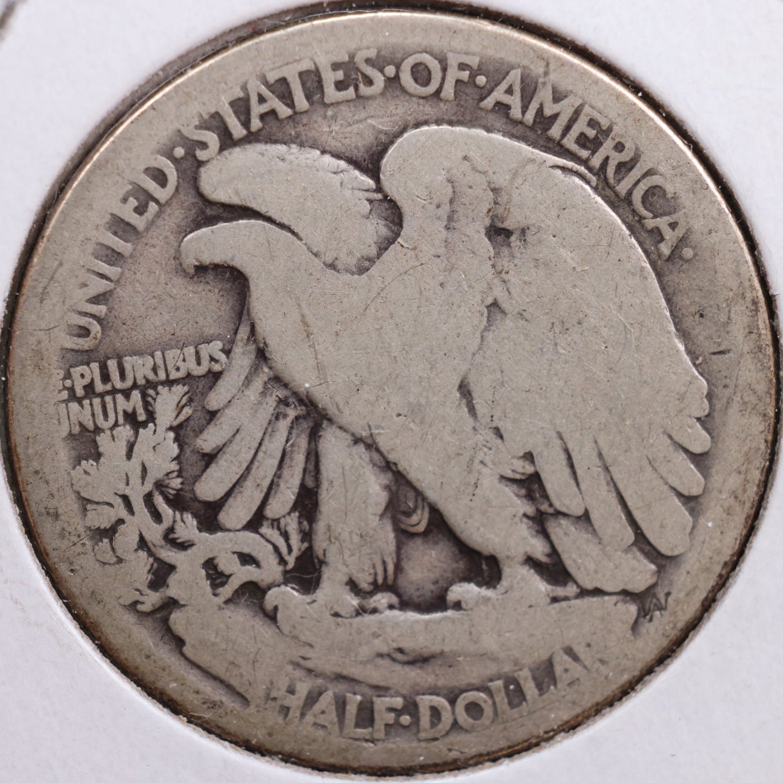 1916-D Walking Liberty Half Dollar, Abt Good Circulated Coin, Store #HR0684