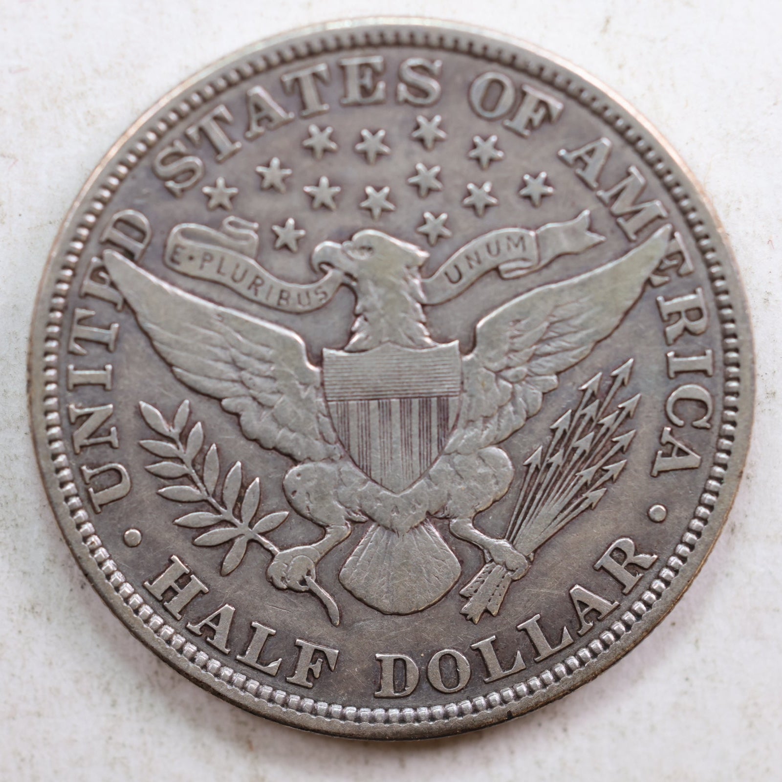 1906 Barber Silver Half Dollar, Very Fine Circulated Coin, Store #HR0804