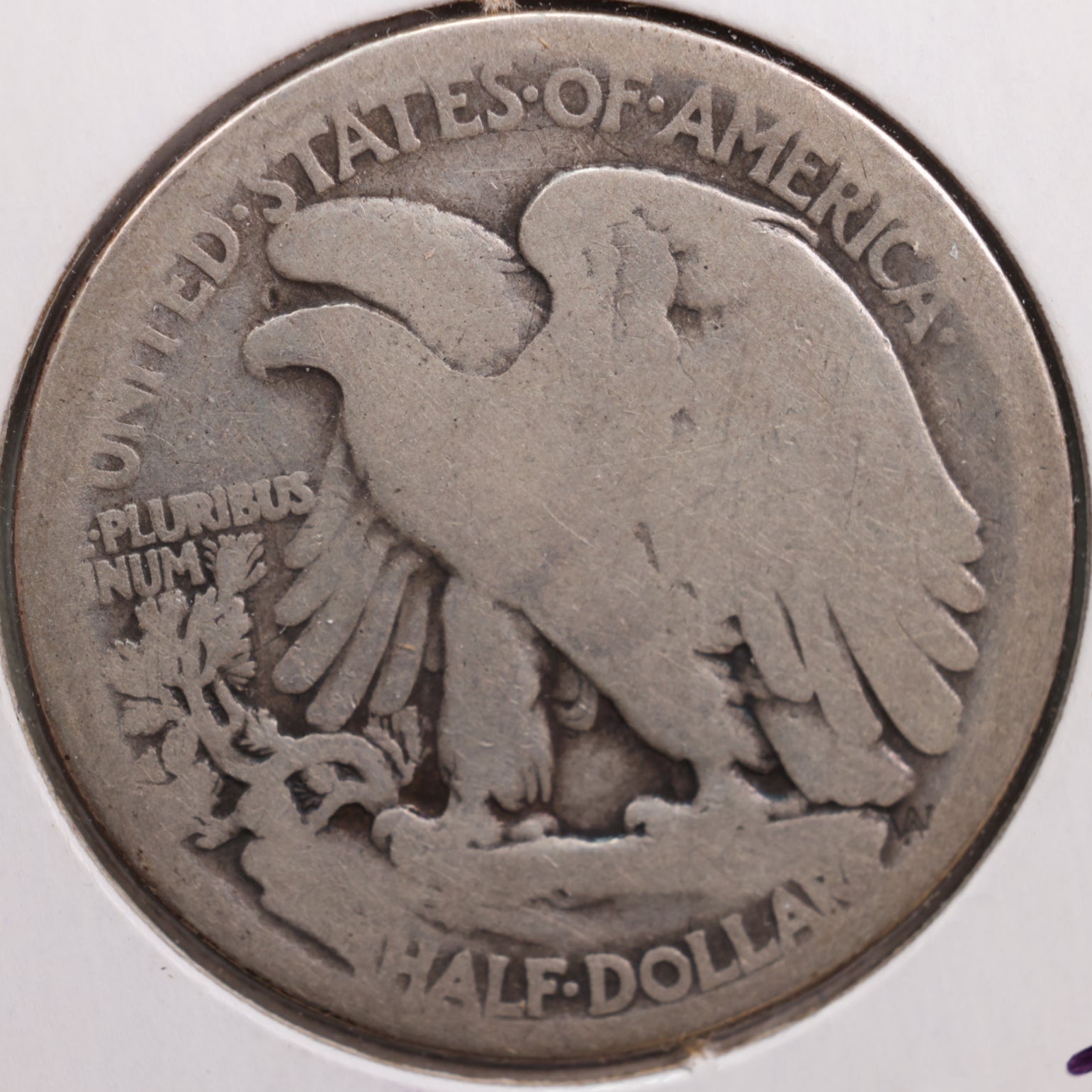 1916-S Walking Liberty Half Dollar, About Good Circulated Coin, Store #HR0676