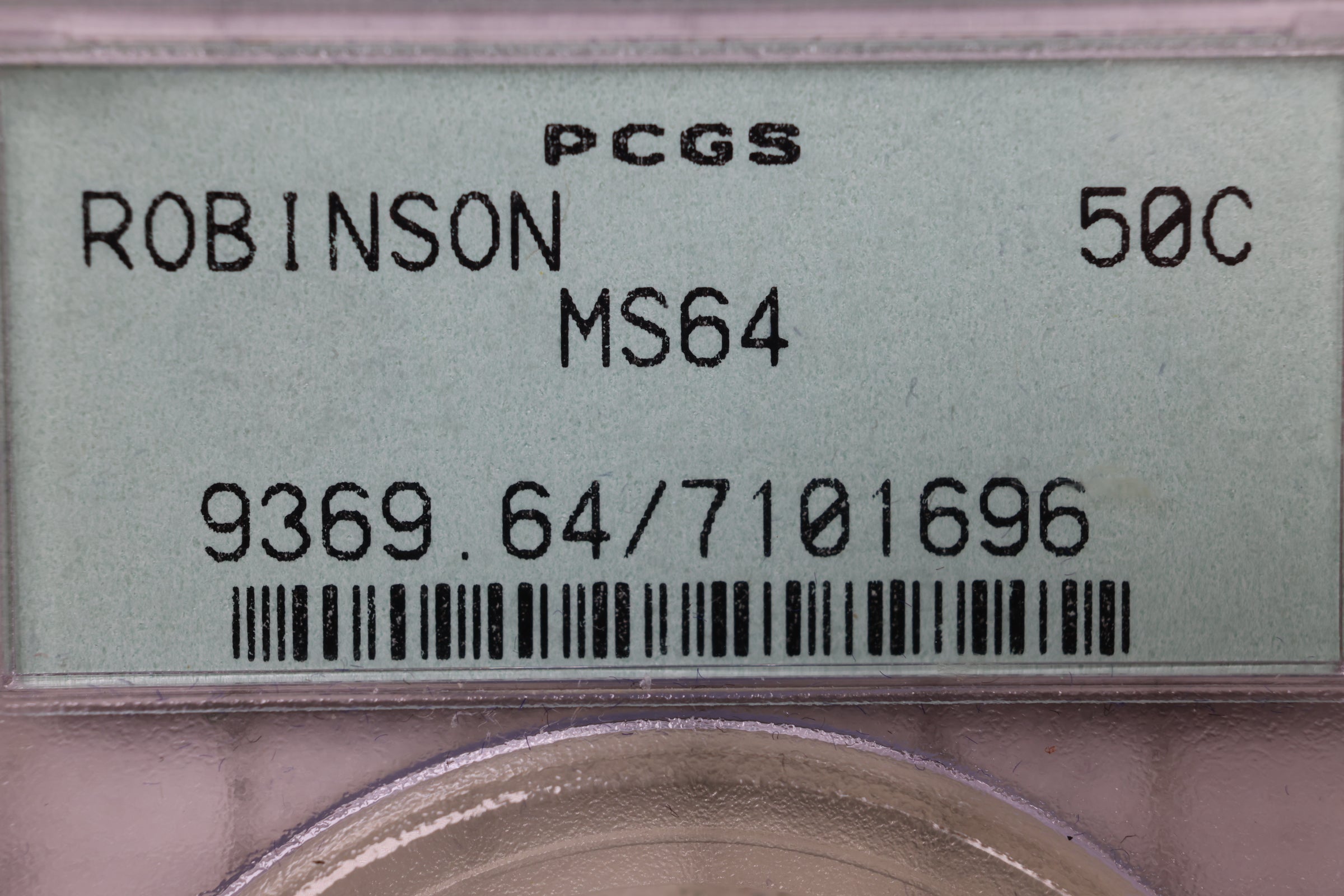 1936 Robinson Silver Half Dollar Commemorative., PCGS MS64., Store #GEC0020