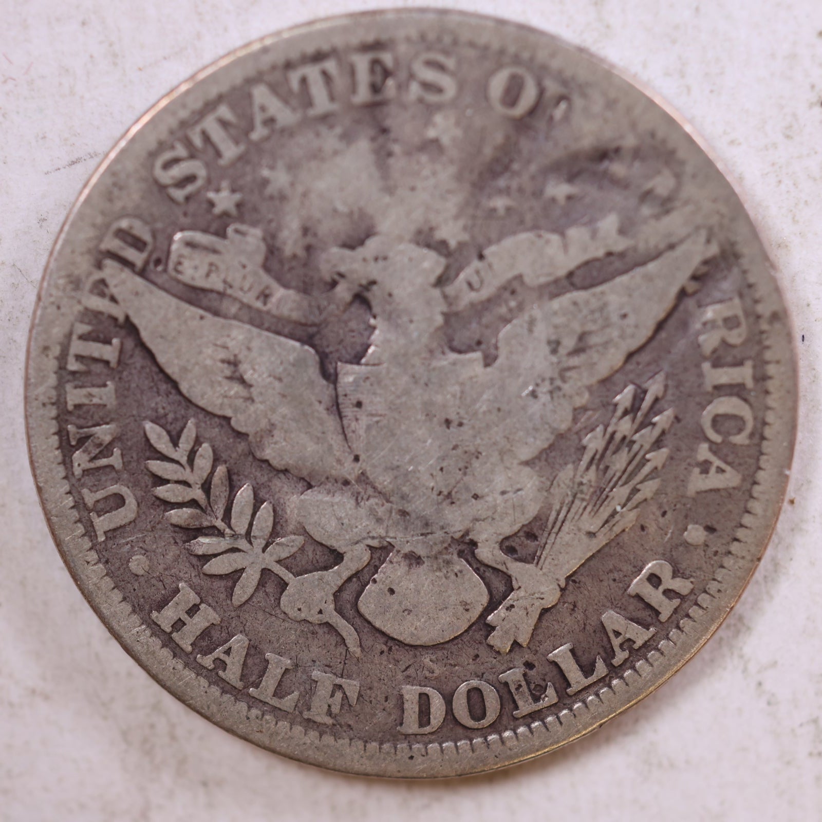 1913 Barber Silver Half Dollar, About Good Circulated Coin, details, Store #HR0826
