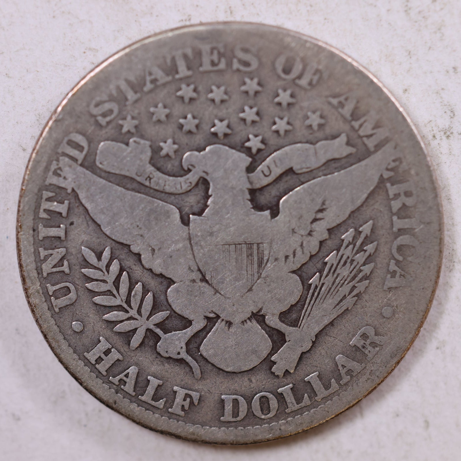 1914 Barber Silver Half Dollar, Good Circulated Coin, Store #HR0829