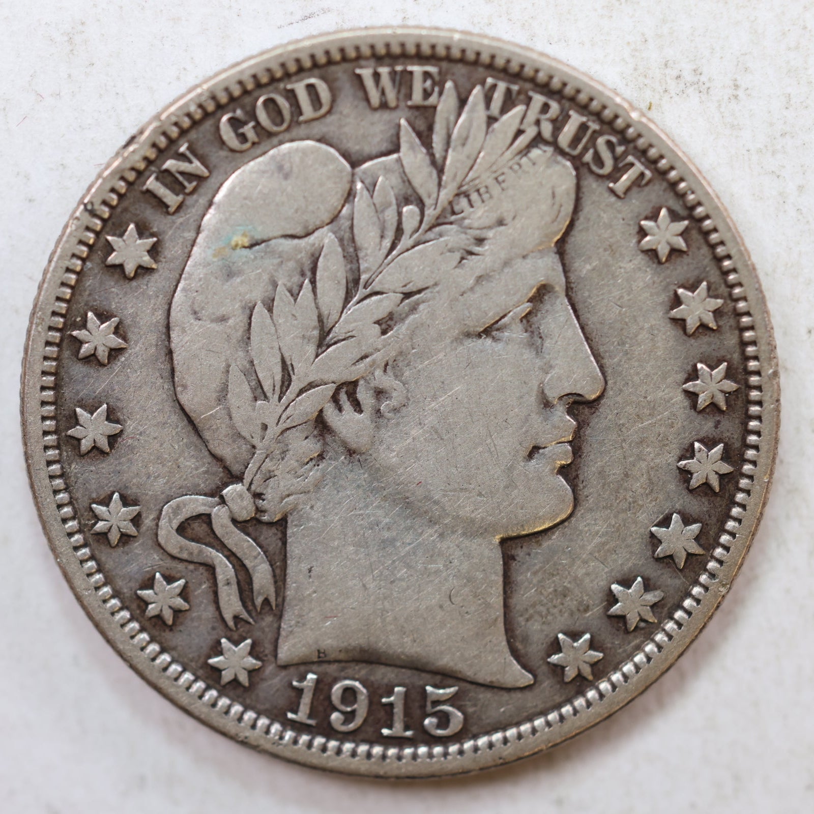1915-S Barber Silver Half Dollar, Very Fine Circulated Coin, Store #HR0833