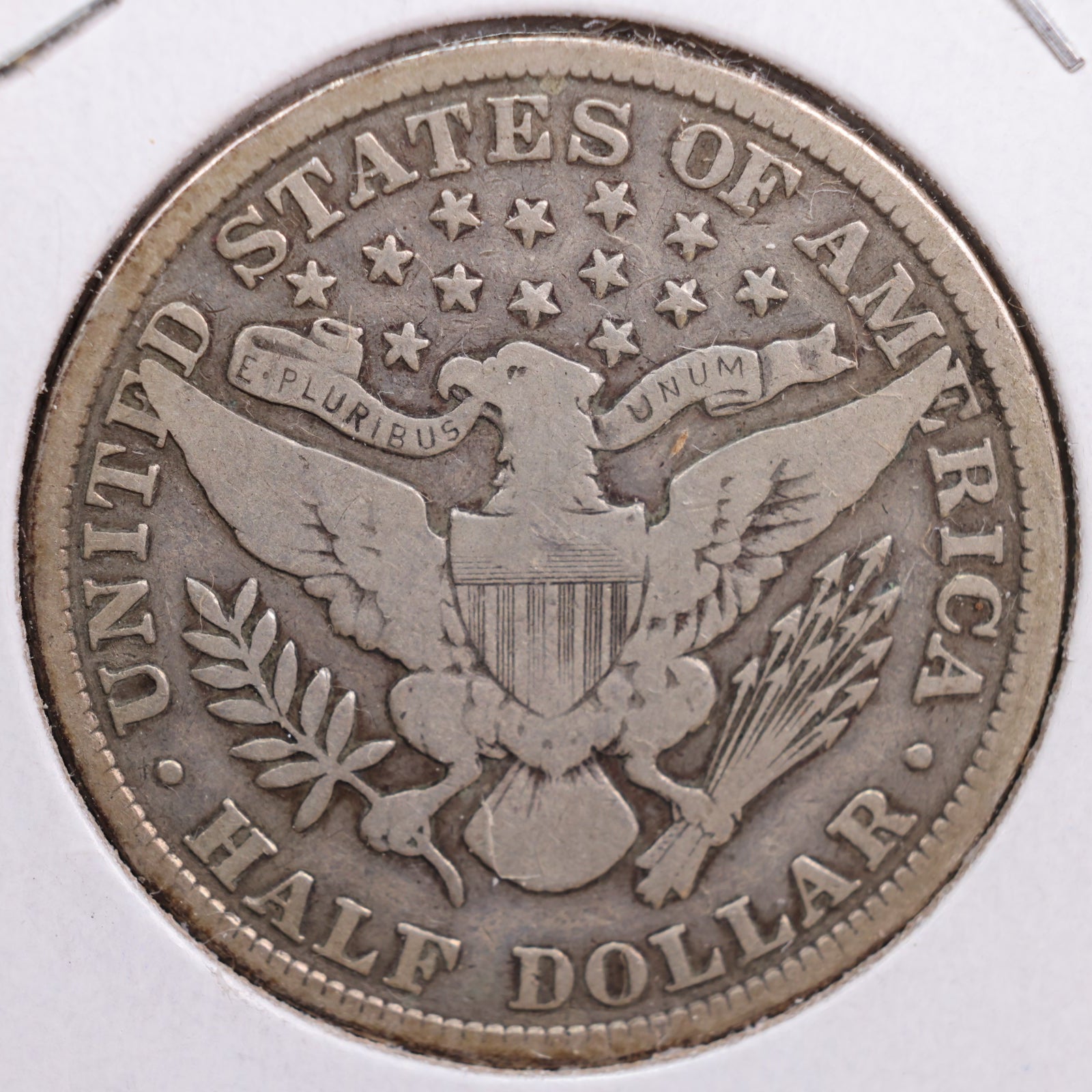 1907 Barber Half Dollar, Very Good+ Circulated Coin, Store #HR0632