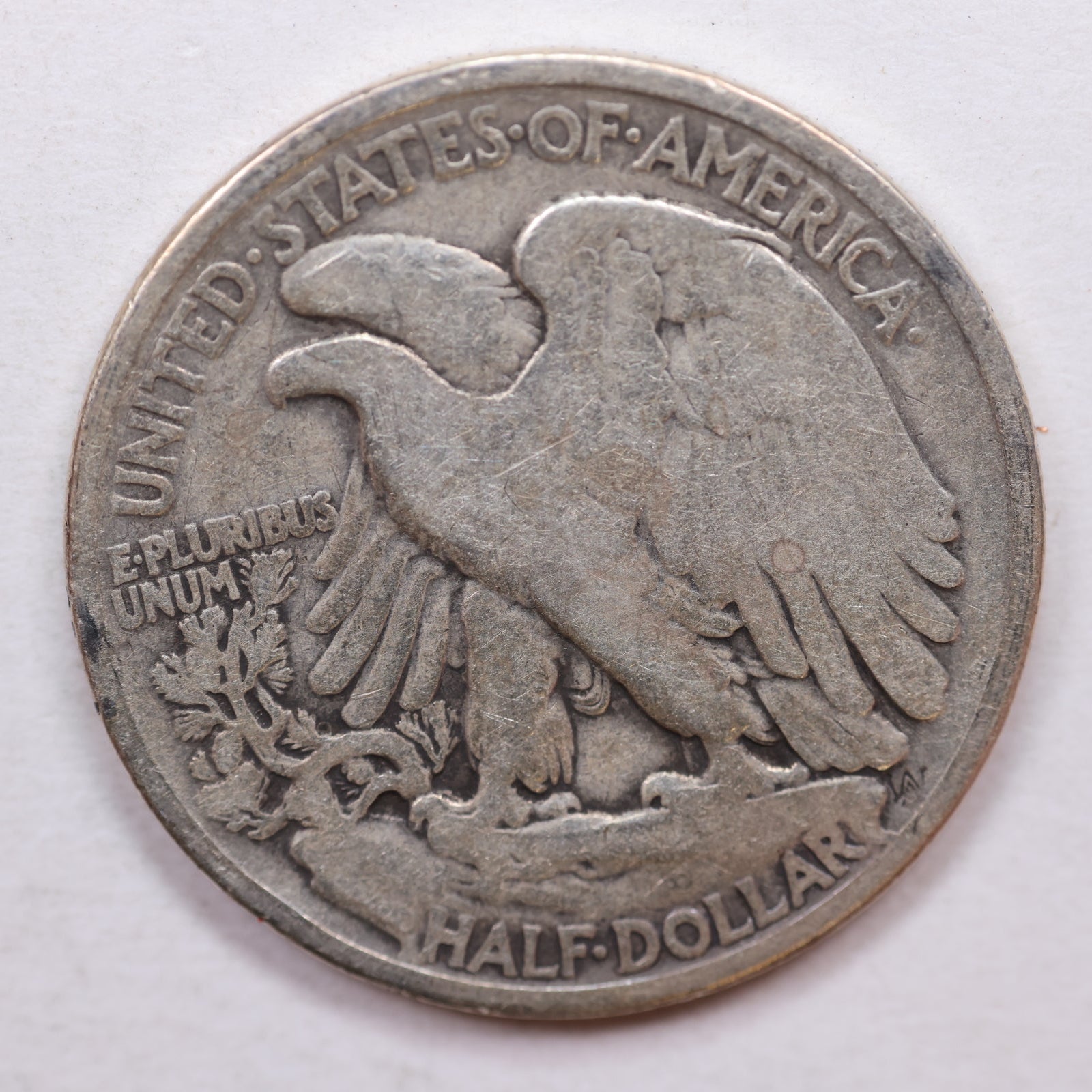1921 Walking Liberty Half Dollar, Very Good Circulated Coin, Store #HR0962