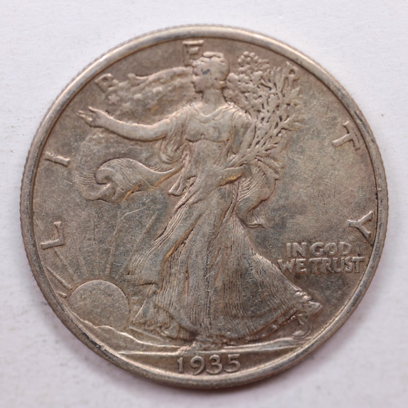 1934-S Walking Liberty Half Dollar, Very Fine Circulated Coin, Store #HR0982