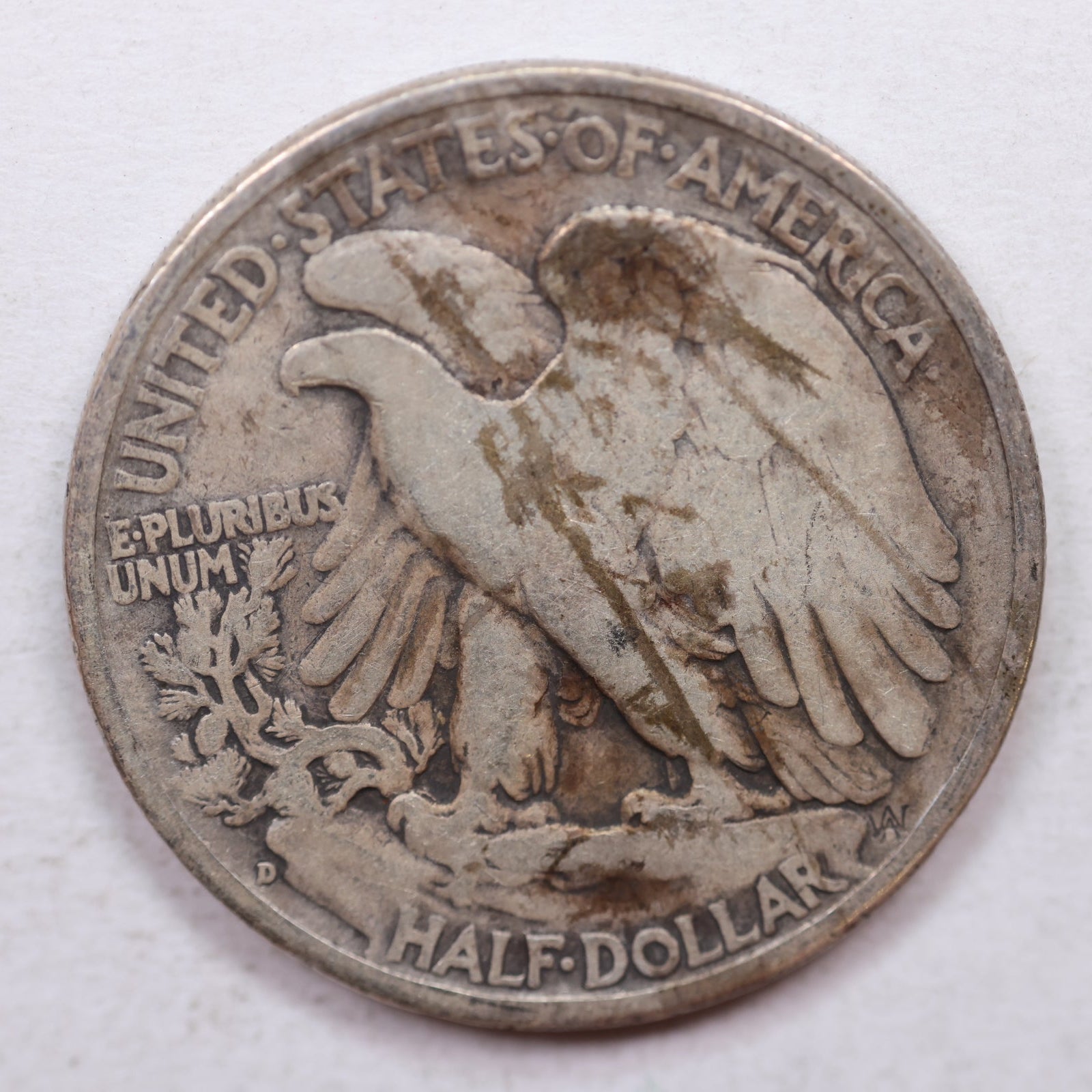 1939-D Walking Liberty Half Dollar, Fine Circulated Coin, Store #HR0005