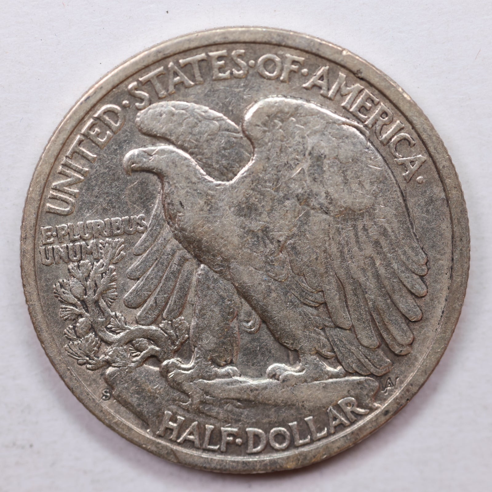 1946-S Walking Liberty Silver Half Dollar, Very Fine+ Circulated Coin, Store #HR0025