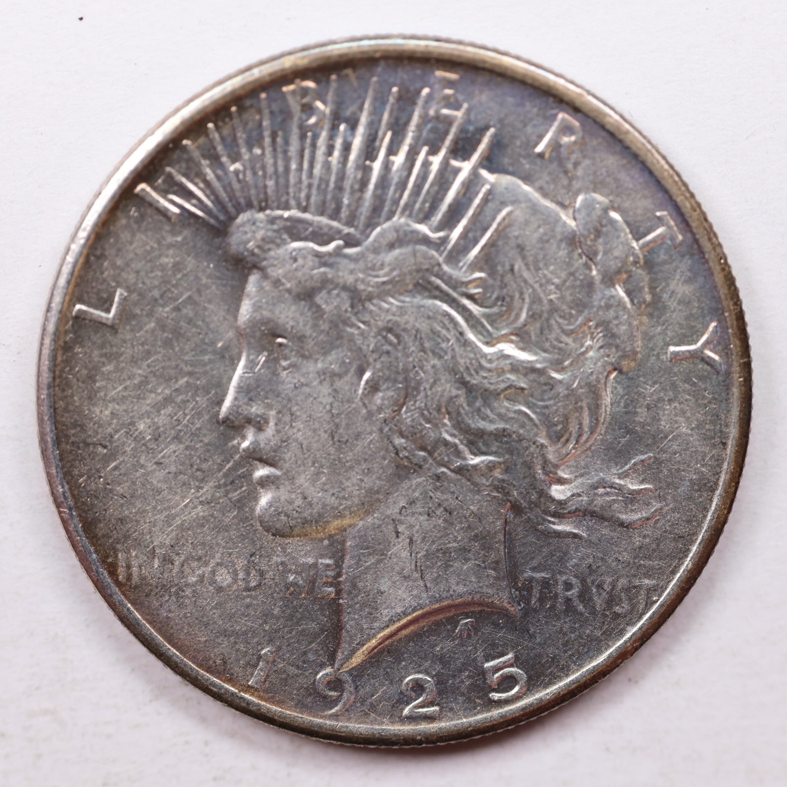 1925 Peace Silver Dollar, Uncirculated Condition, Mint State, Store Sale #DR0020.