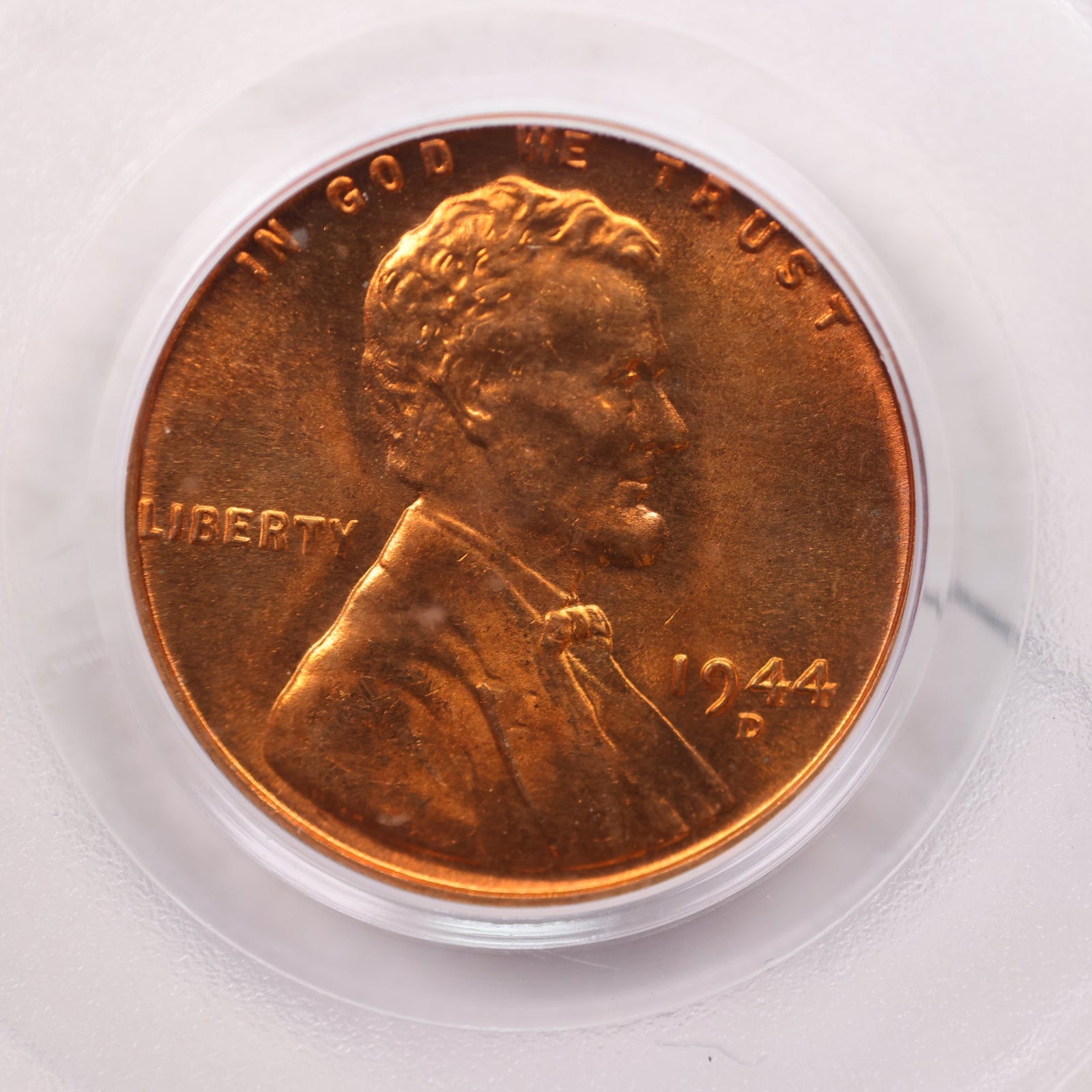 1944-D Lincoln Wheat Cents, PCGS MS66 RED, Uncirculated Coin, Store #GCT0004.