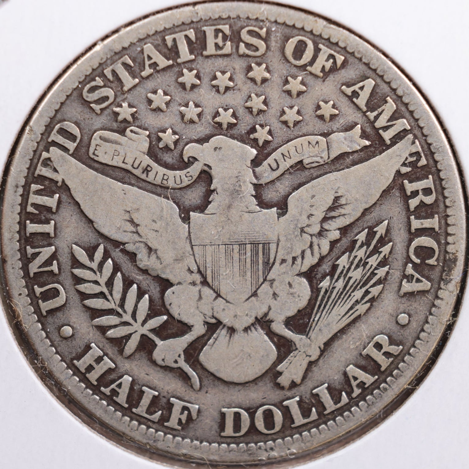 1913 Barber Half Dollar, Very Good Circulated Coin, Store #HR0553